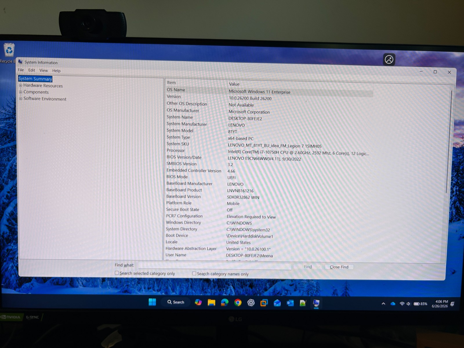 Lenovo Legion 7 144Hz FHD i7-10750H 32GB 2TB RTX 2070 Super Max-Q READ DESCRIPT!