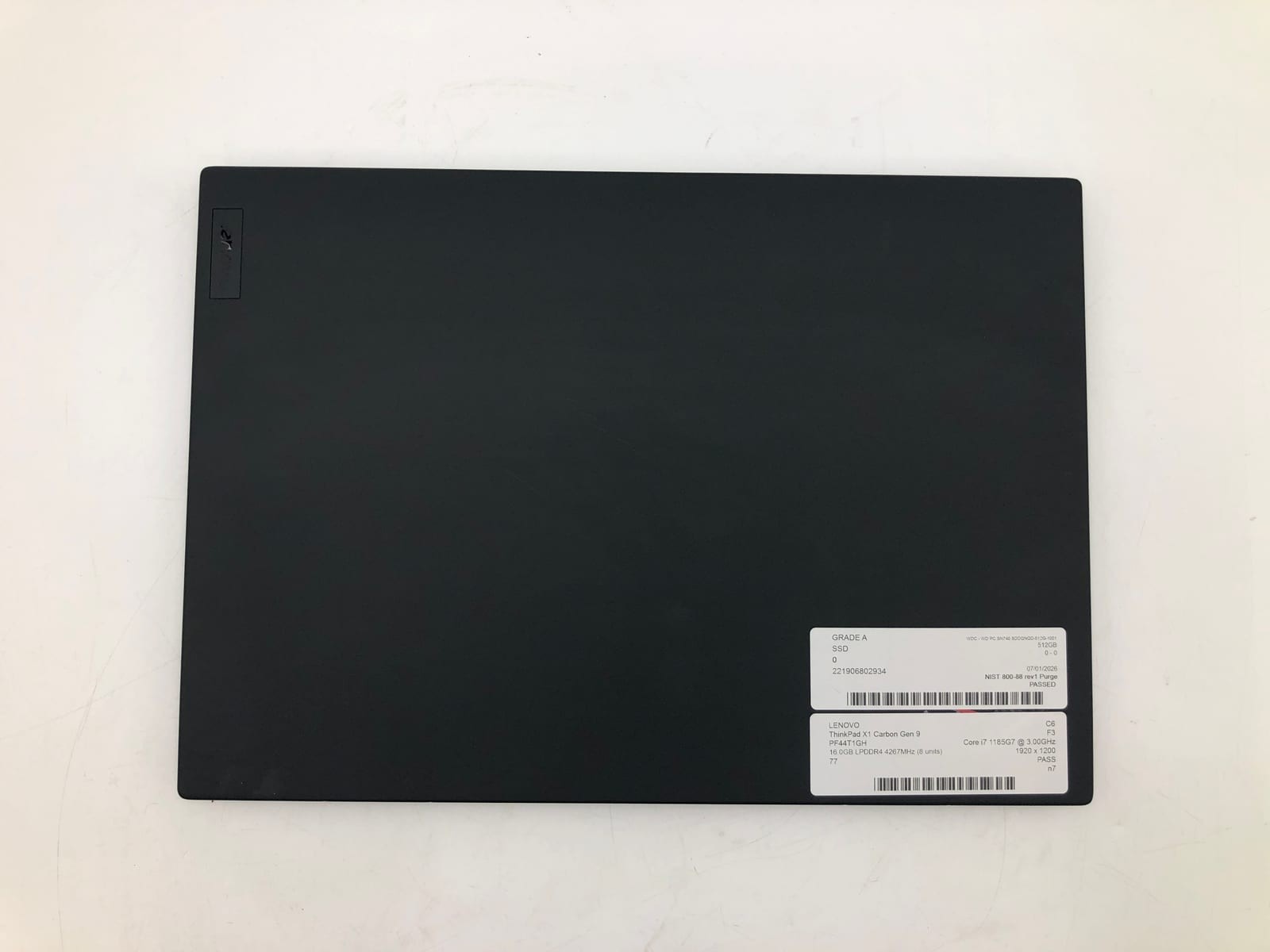 Lenovo | ThinkPad X1 Carbon Gen 9 | i7-1185G7 | 16GB | 512GB NVMe | 77% Battery