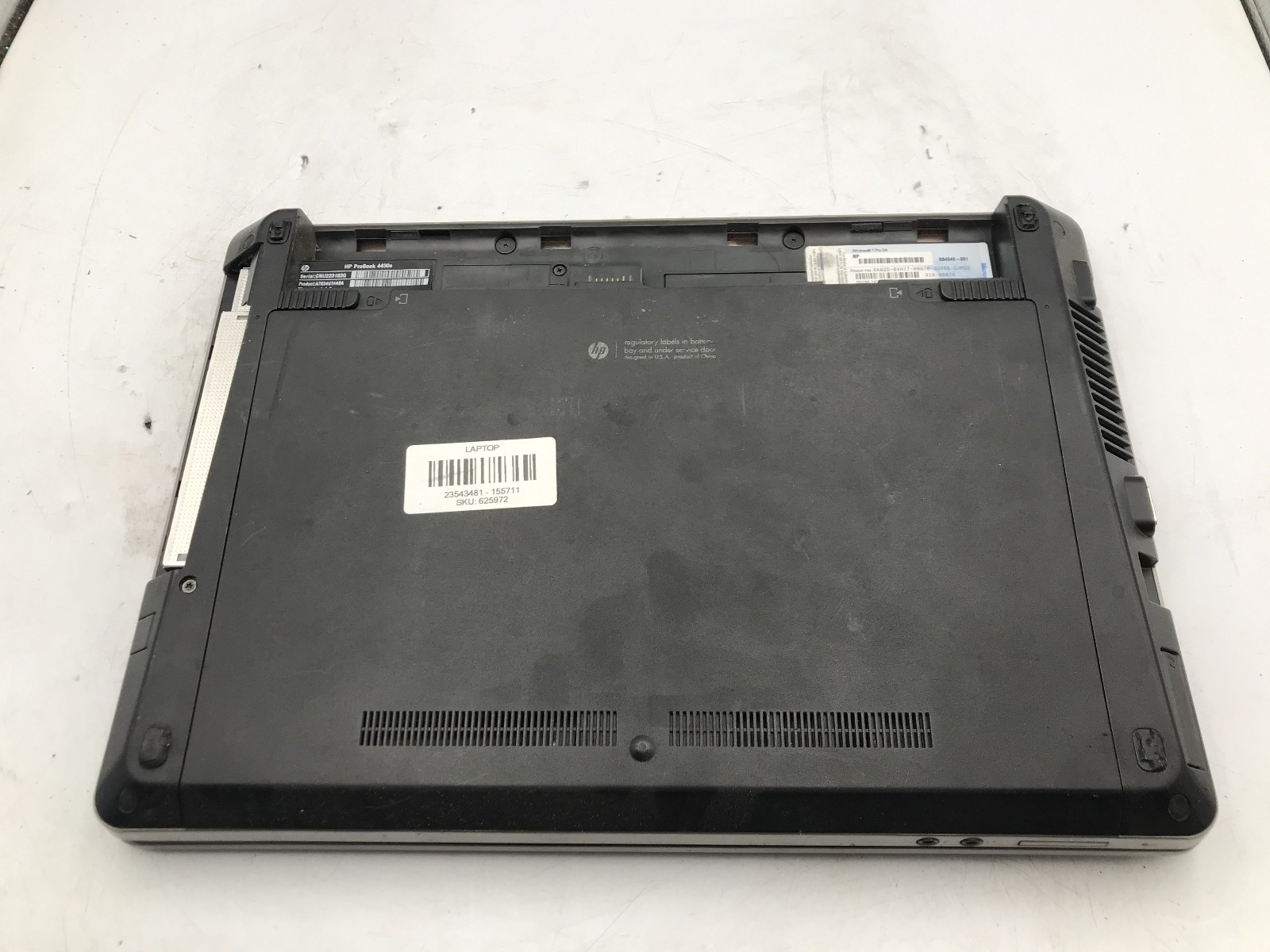 HP PROBOOK 4430S – FOR PARTS/REPAIR – INTEL I5 2ND GEN – NO RAM – READ DESC – BB