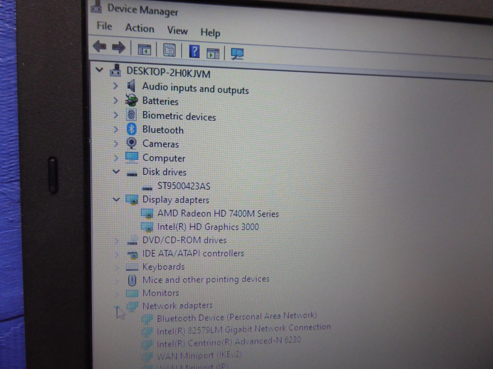 ASUS B43S 16″ ASUSPRO ITEL i7-2620M 2.7GHz 8GB 500GB WINDOWS 10 PRO – NO BATTERY