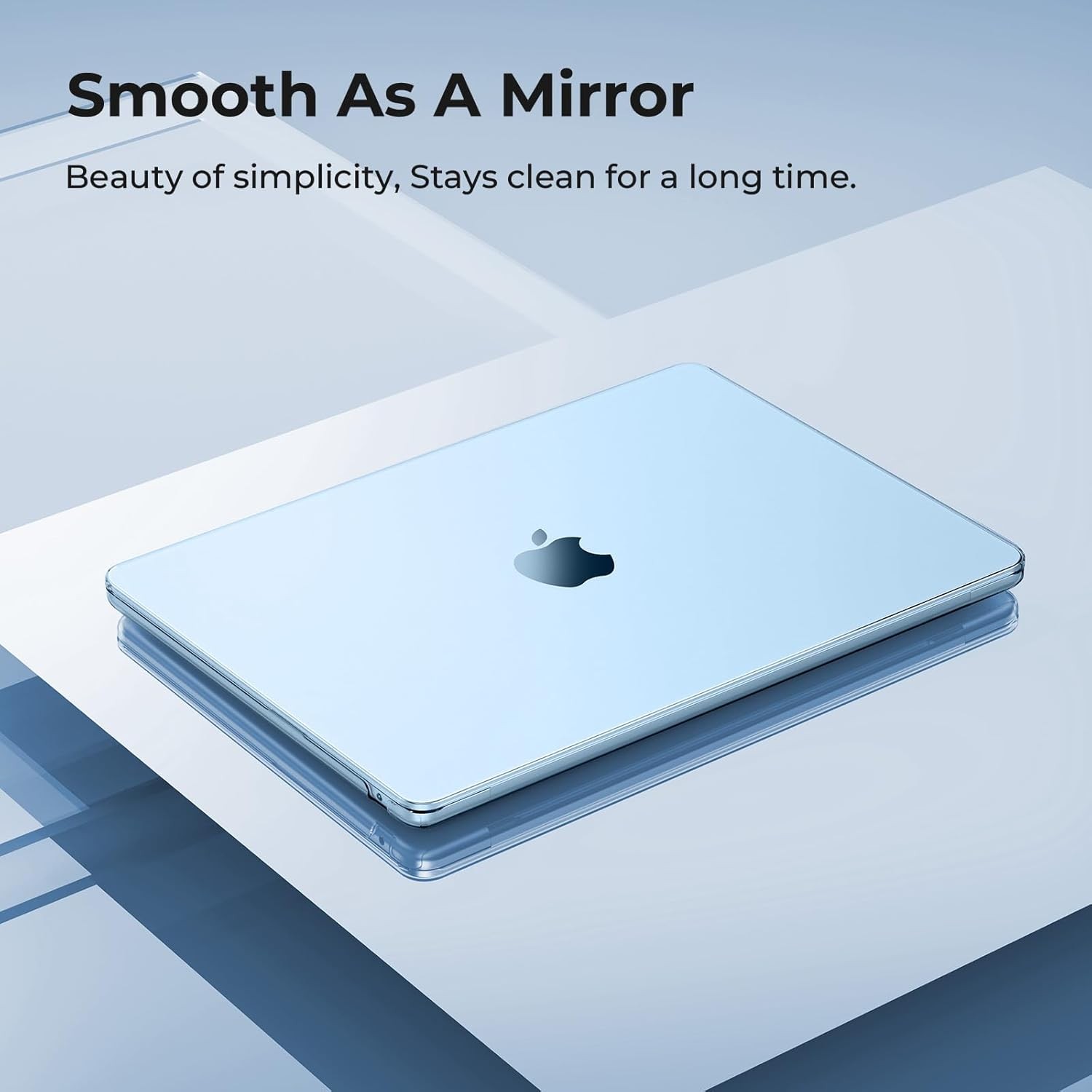 Case for MacBook Air 13 inch M5 2026-2022 M4 M3 M2 A3449 A3240 A3113 A2681, Sky