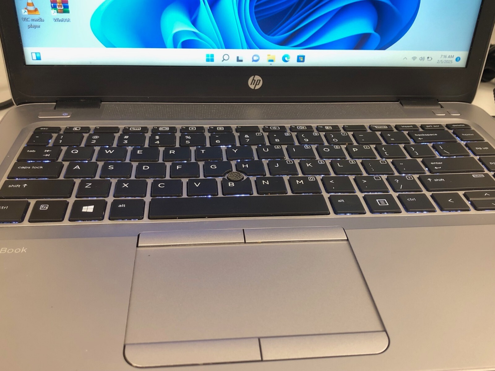 HP EliteBook 745 G3 AMD A10-8700B R6 8gb ram 240GB ssd w11p charger 5CG70231P0