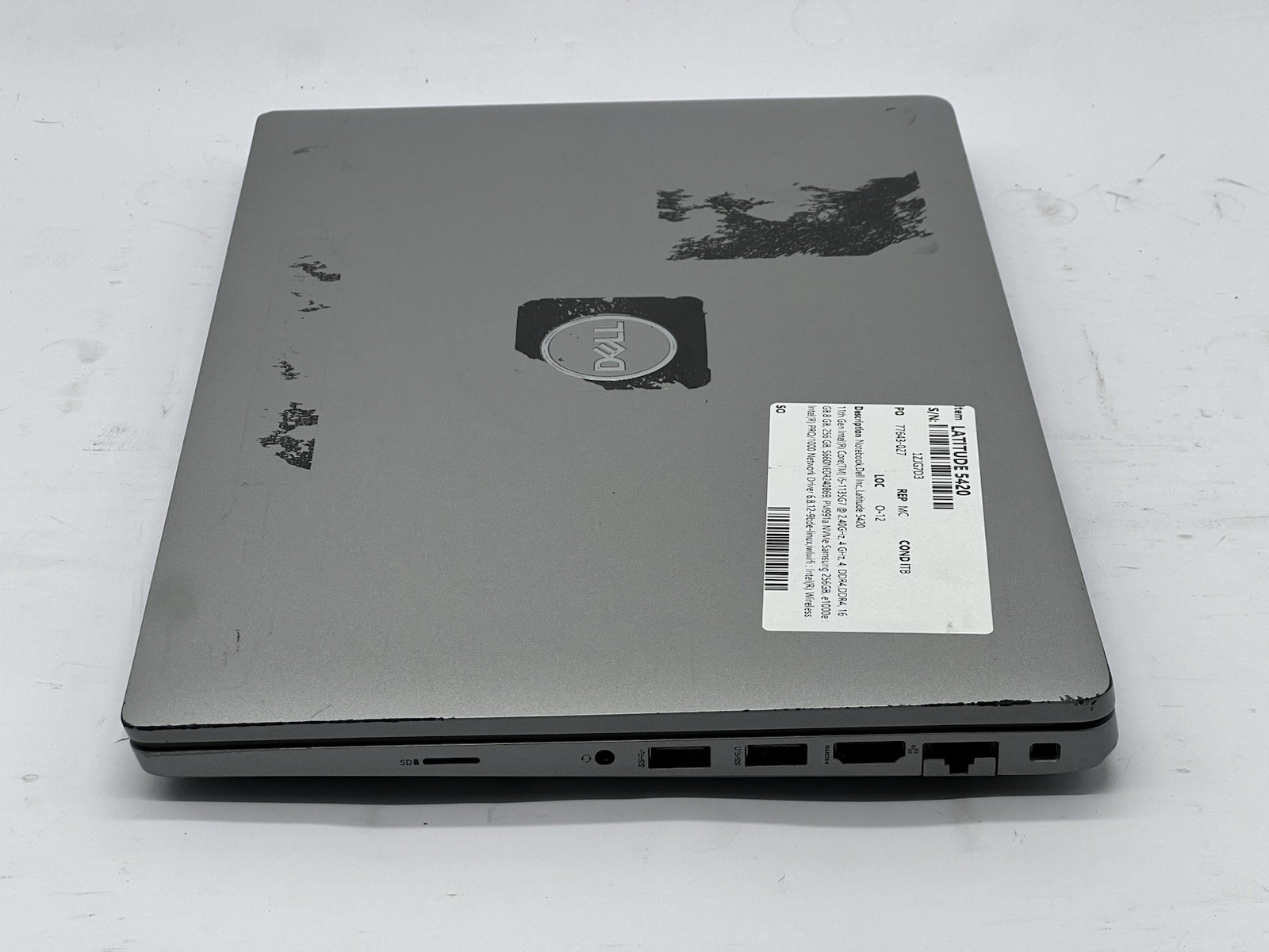 Dell Latitude 5420, i5-1135G7, @ 2.40GHz, 24GB RAM, 256GB NVMe-No OS/Charger