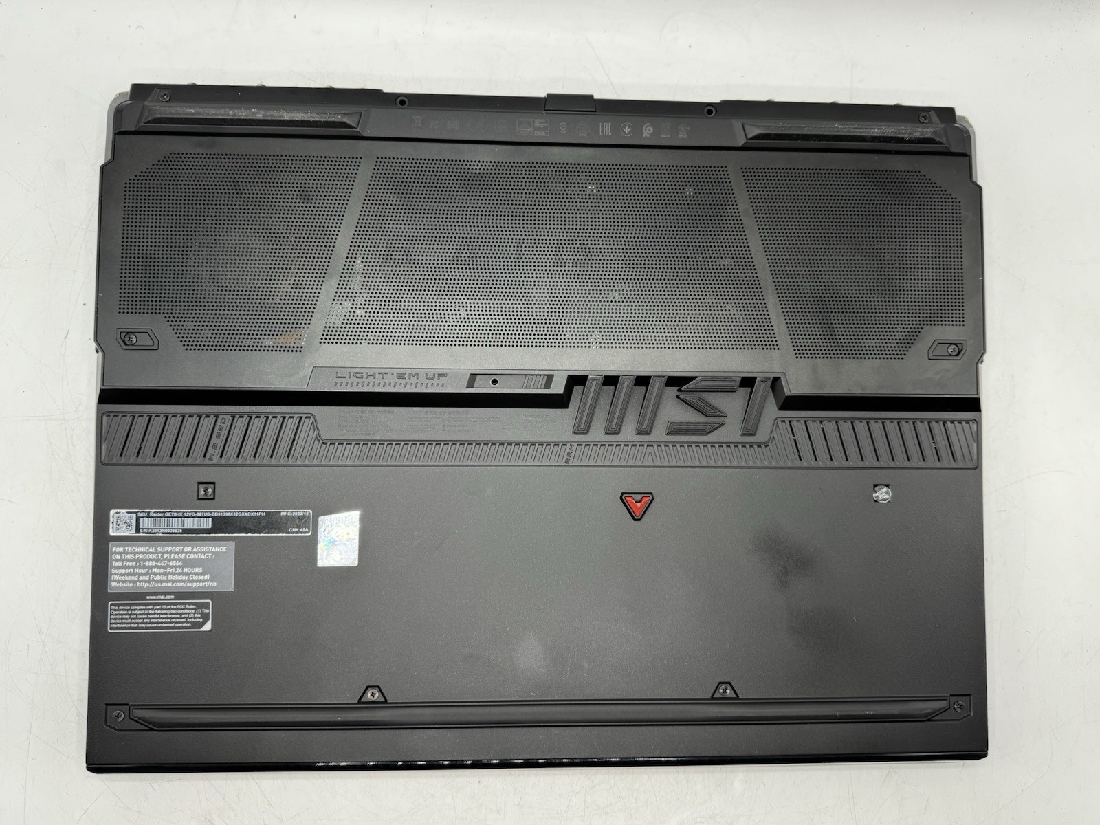MSI Raider GE78 HX 13V Gaming Laptop – i9-13980HX – RTX 4070 – 32GB RAM –2TB SSD