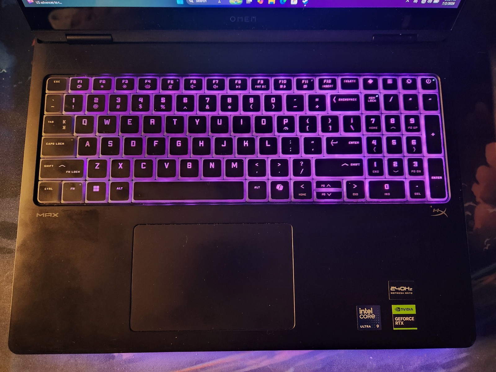 HP Omen Max 16 Black 240Hz QHD+ 2.7 GHz Ultra 9 275HX 32GB 2 TB Laptop RTX 5080