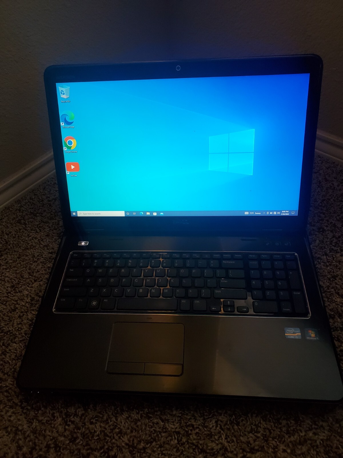DELL INSPIRON core i5 @2.40 GHz 6GB