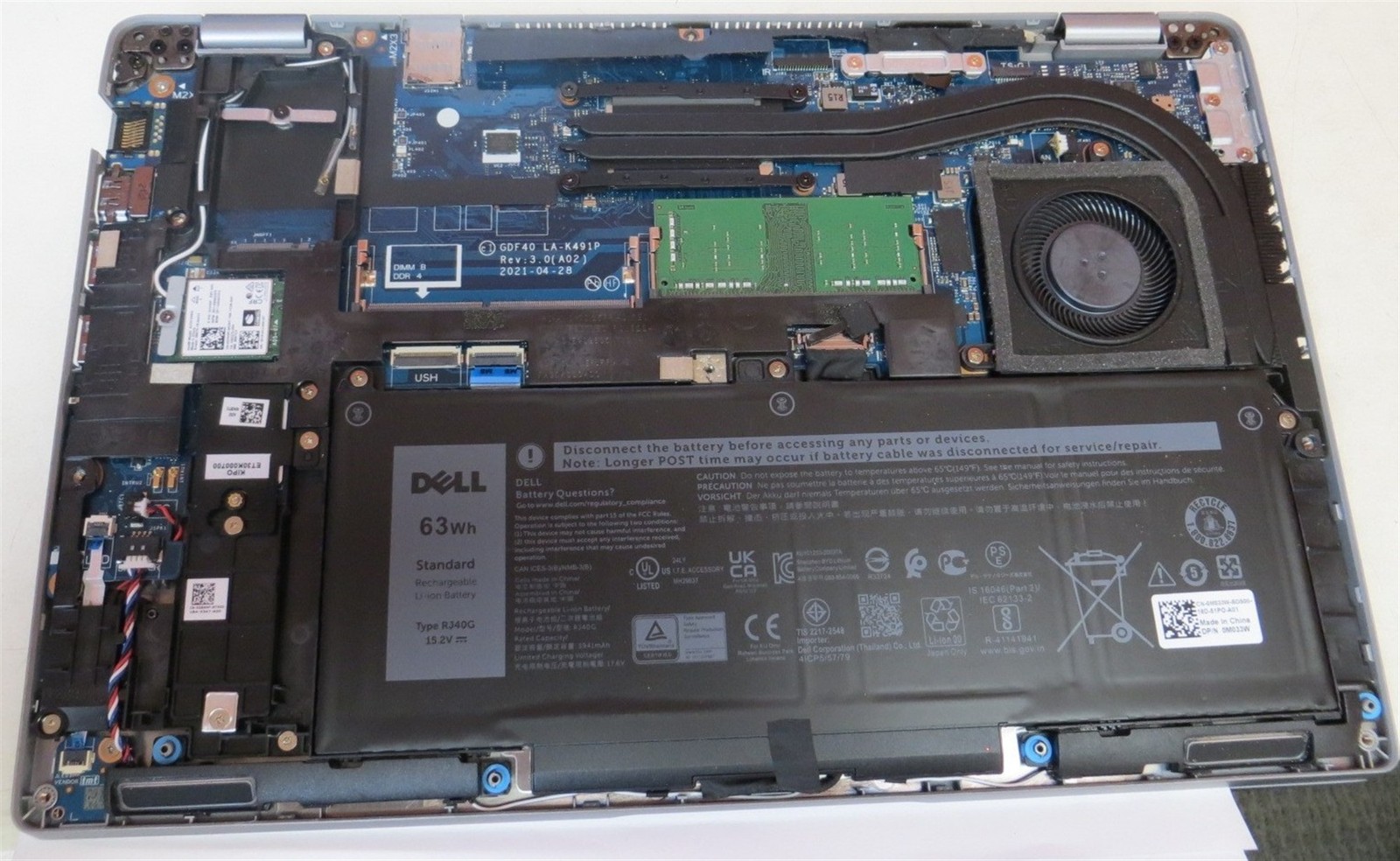 Scratched LCD Dell Latitude 5420 Laptop Intel i5-1135G7 2.4GHz 8GB 256GB SSD