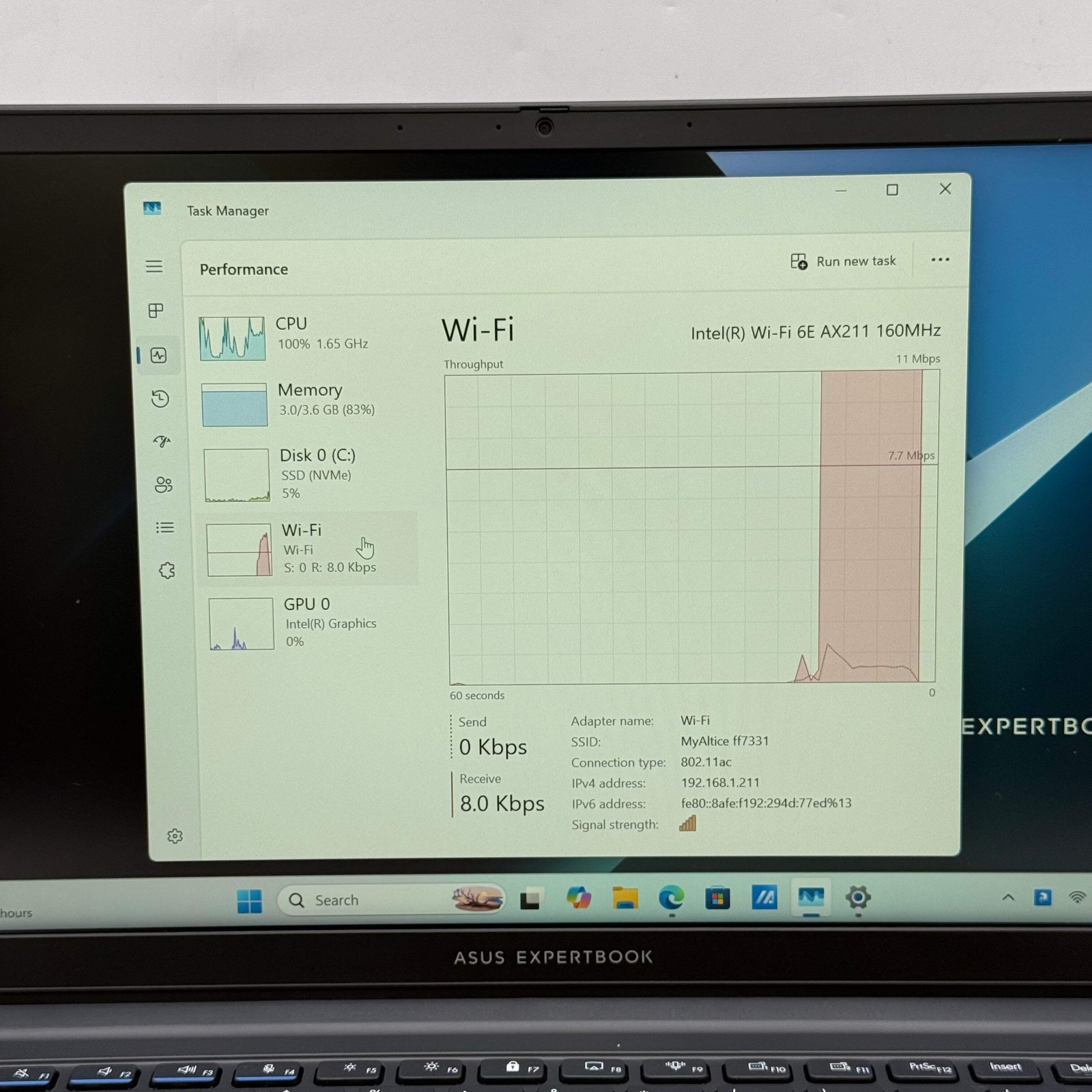 Asus Expertbook B1403CTA 14″ N150 0.8GHz 4GB RAM 128GB SSD