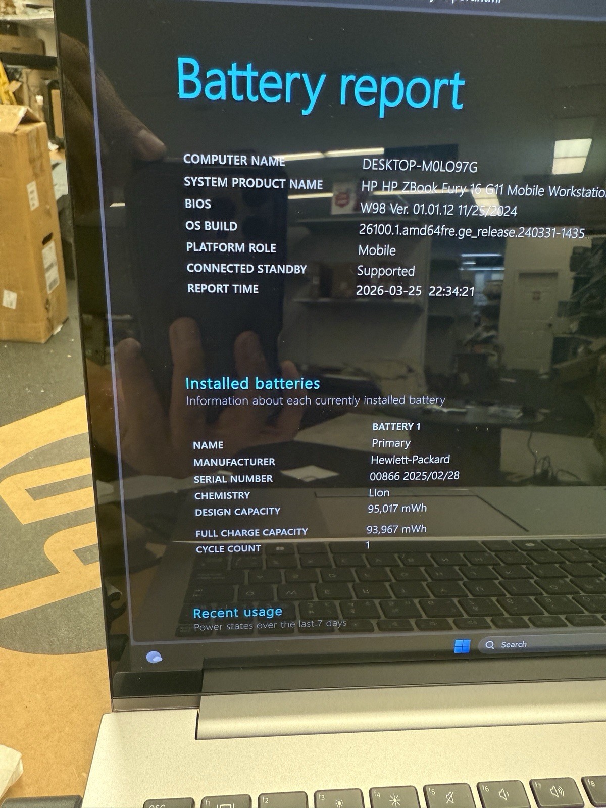 HP ZBook Fury 16 G11 i7-14700HX 16GB 1TB 3840×2400 AMOLED TOUCH /RTX 2000 ADA