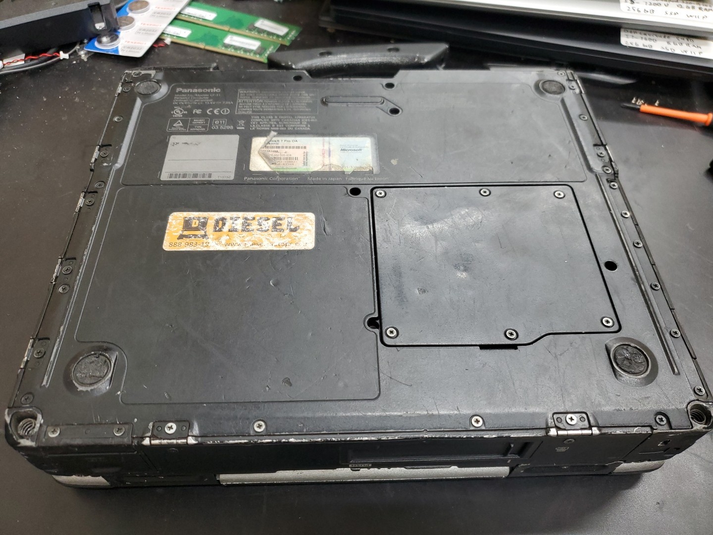 Panasonic Toughbook CF-31 MK-1 i5 520M @ 2.40GHz 8GB 17370HRS Diesel
