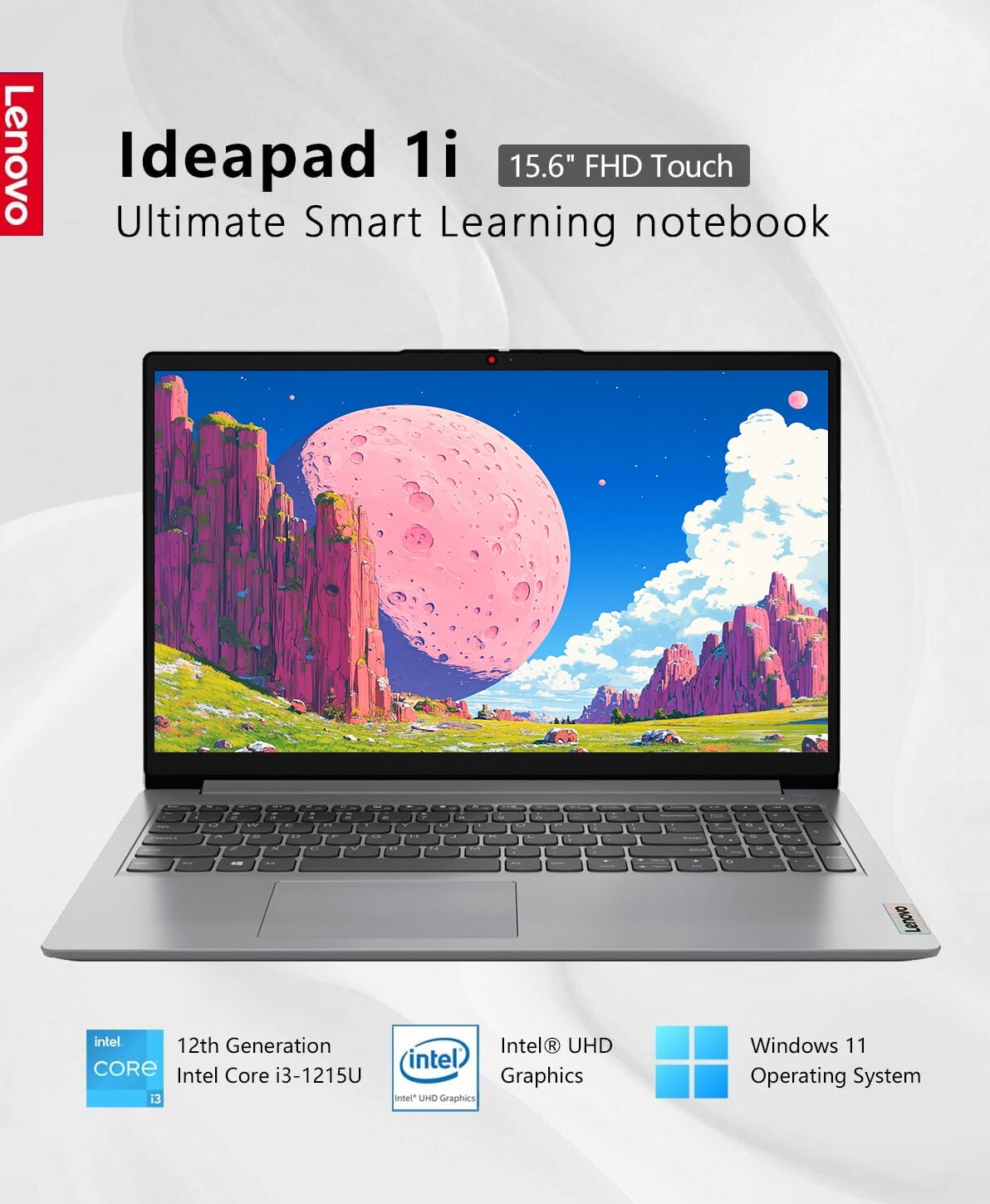 Lenovo 2024 Laptop 15.6″ FHD Touchscreen Intel i3-1215U Up to 40GB RAM & 2TB SSD