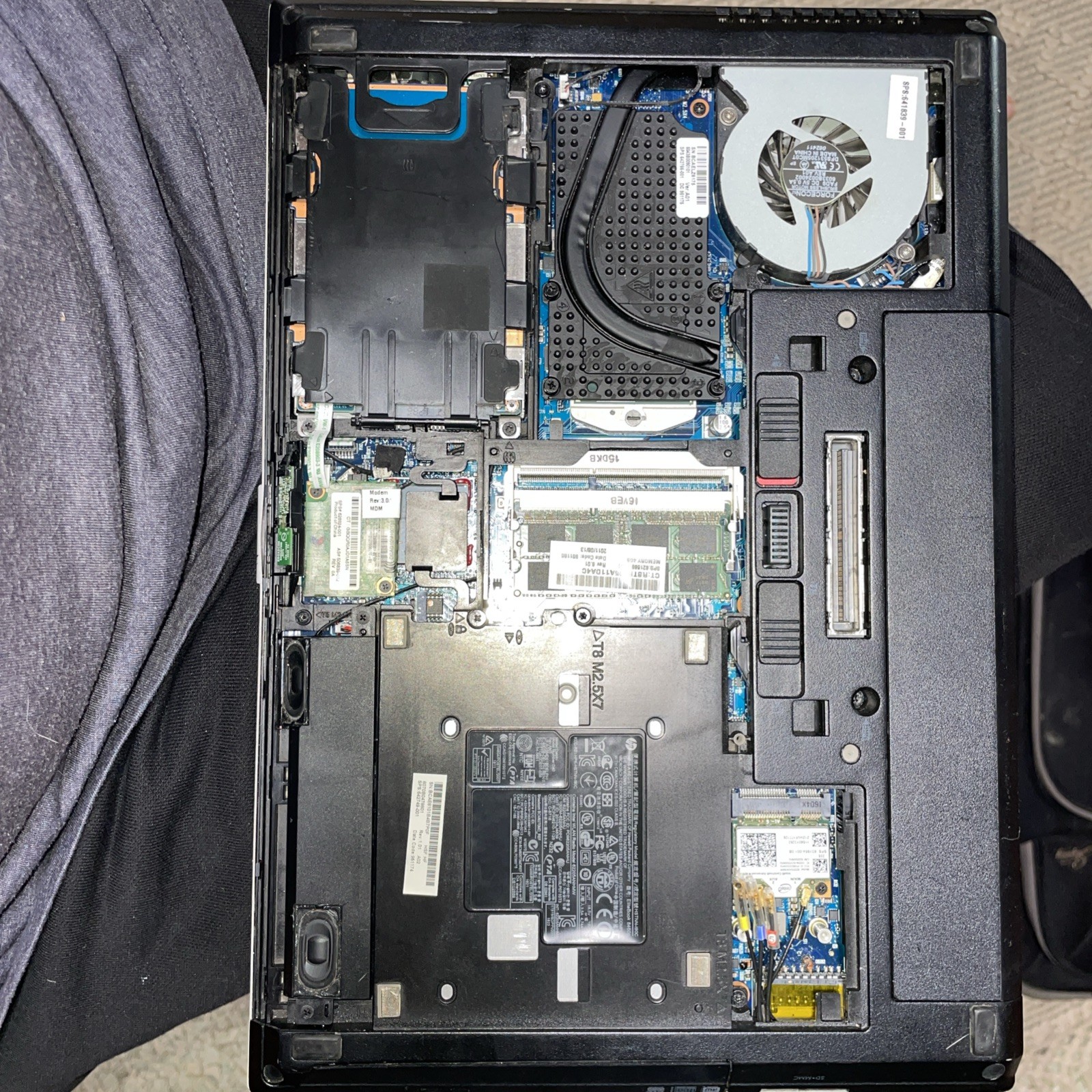 hp delphi D40 elitebook 8460p Intel Corei5 vPro laptop parts