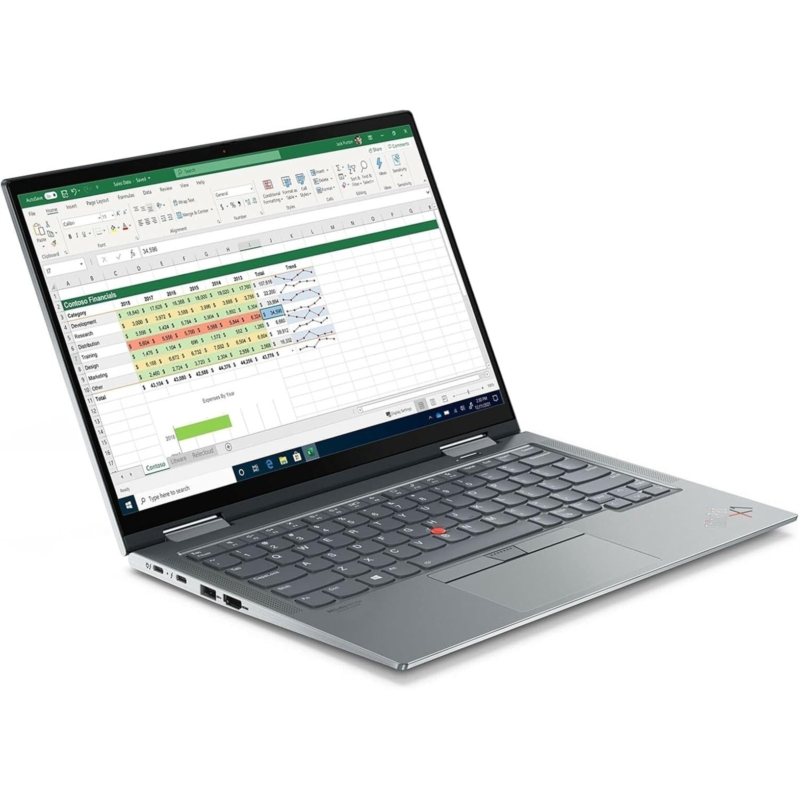 Lenovo Thinkpad X1 Yoga Gen 6 14″ 16GB, Storm Gray