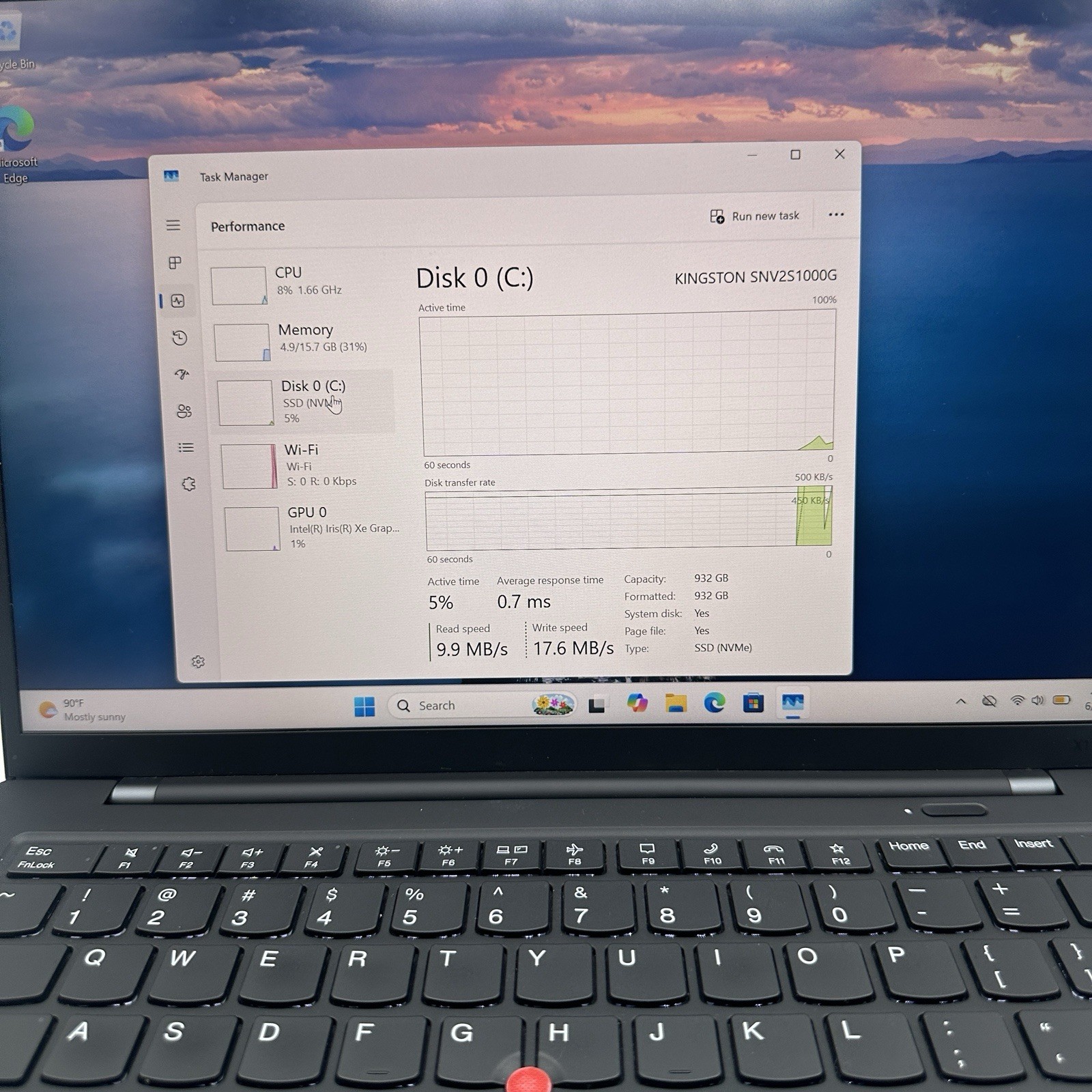 Lenovo ThinkPad X1 Carbon Gen 10 Touch 14″ i7-1260P 16GB RAM 1TB SSD Win11