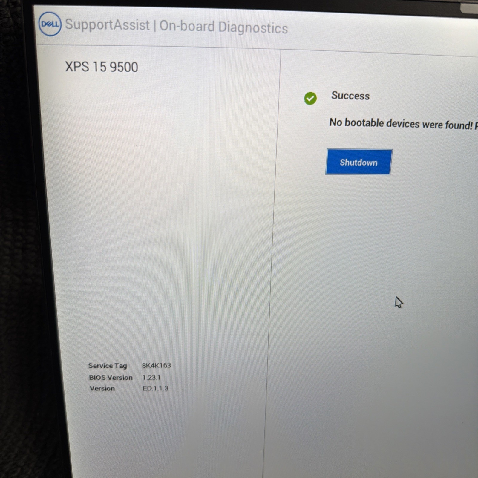 Dell XPS 15 9500 15.6″ i5 2.5GHz 8GB RAM No Operating System W/ Docking Station