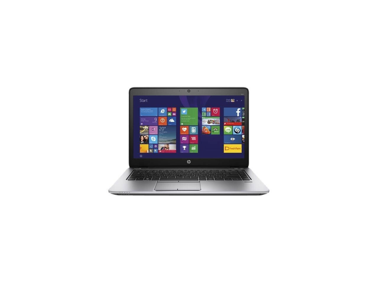 HP Laptop Computer EliteBook 840 G2 14″ PC Core i5 8GB 500GB HDD Windows 10 Pro