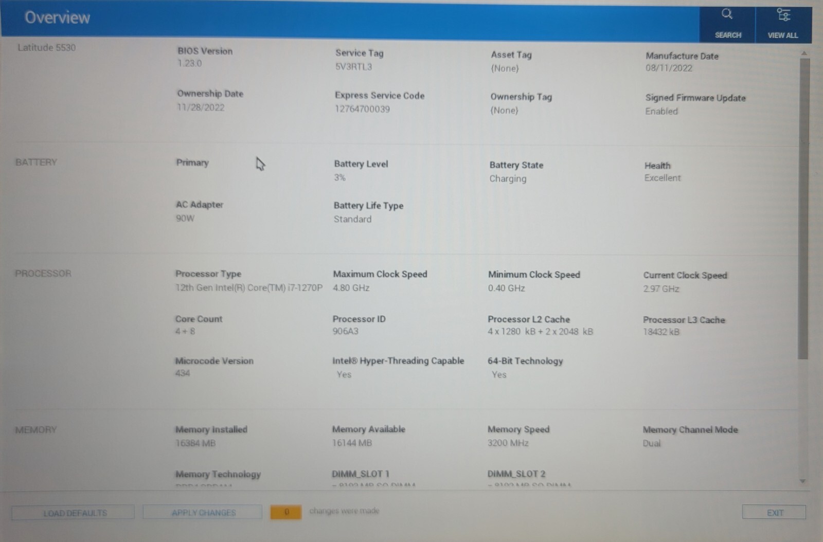Dell Latitude 5530 | i7 12th Gen | 16 GB RAM | P104F001 | Grade B
