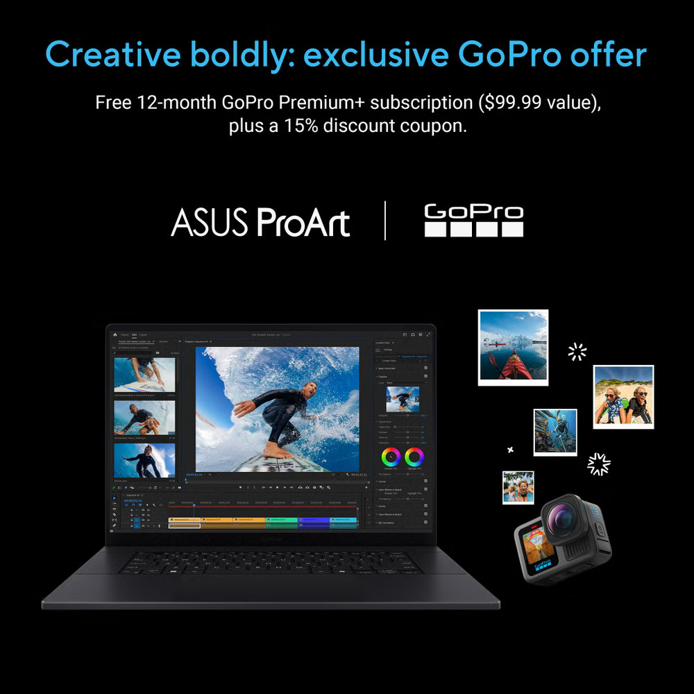 New ASUS ProArt PX13 GoPro Edition 13.3″ OLED Ryzen AI Max+ 395 128G RAM 1TB SSD