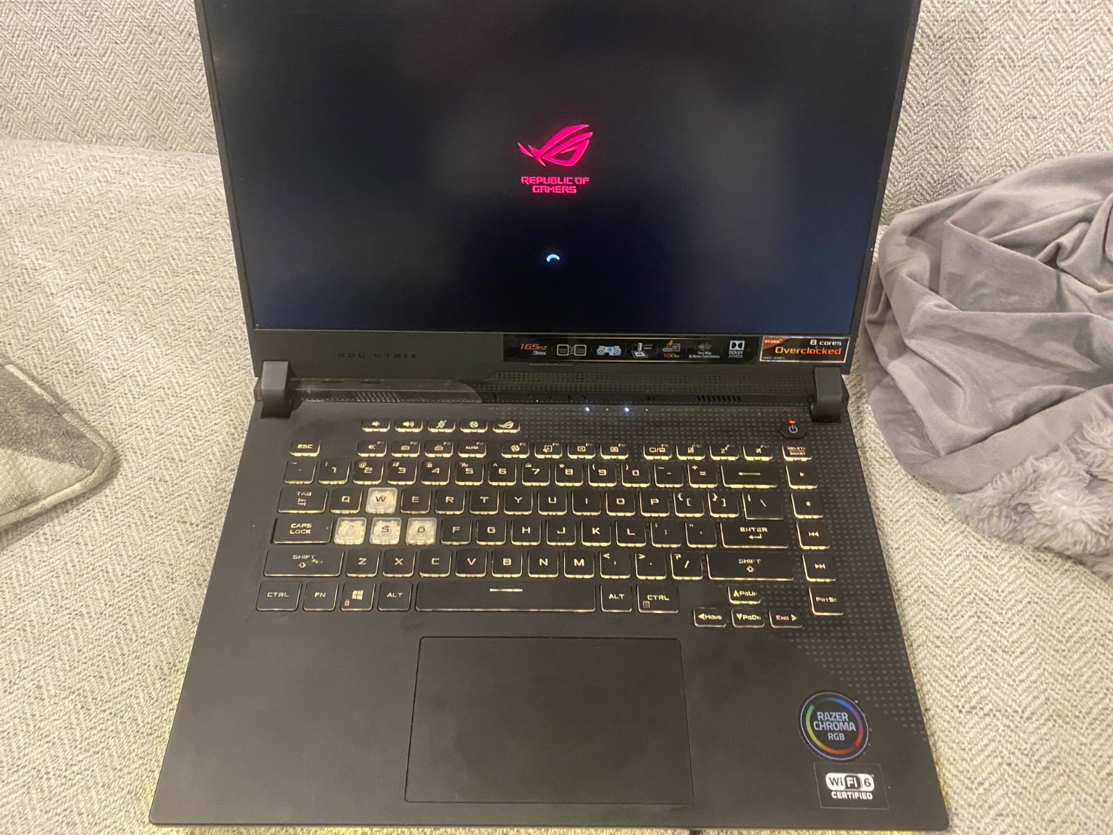 ASUS ROG Strix 15.6″ (512GB SSD, AMD Ryzen 9 5000 Series, 4.80GHz, 16GB) Gaming