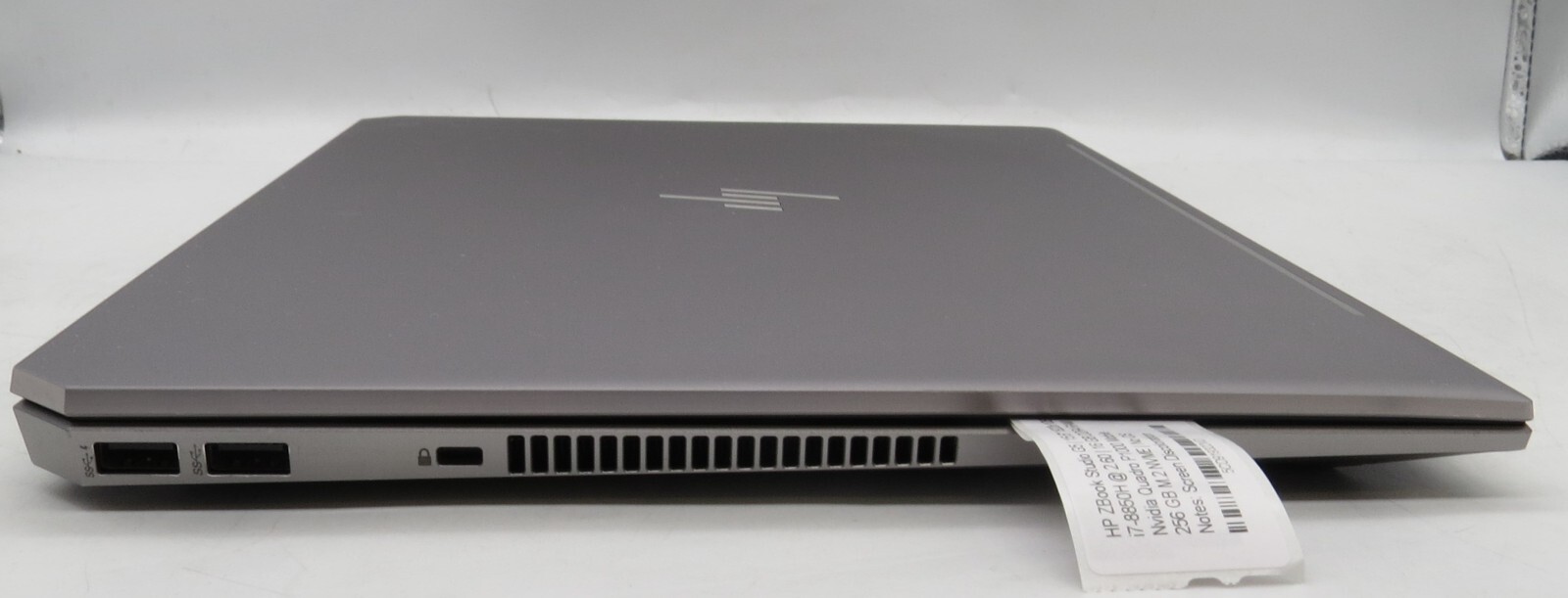 HP ZBook Studio G5 | i7-8850H | 16GB RAM | 256GB M.2 | No OS