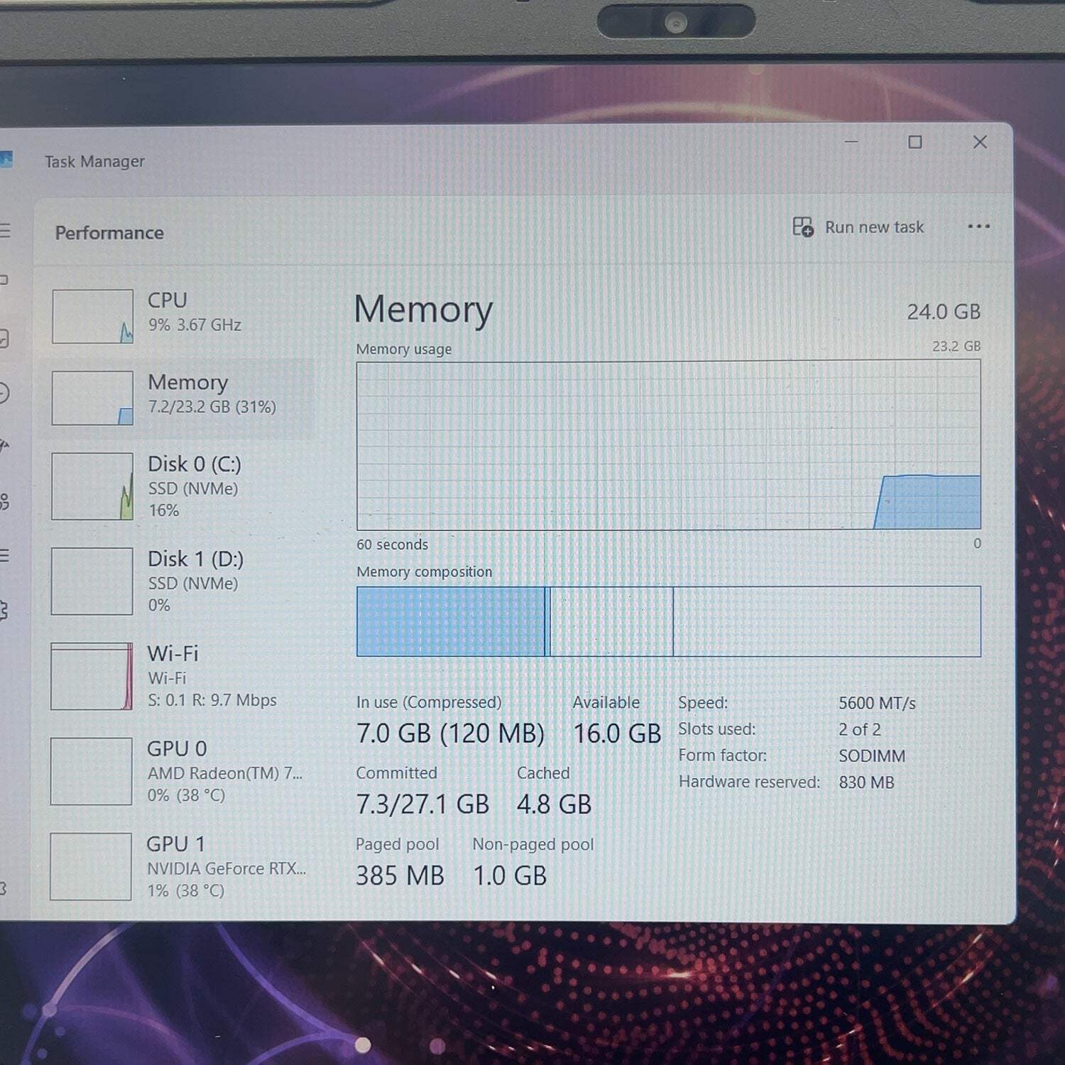 Lenovo LOQ 15 15.6″ Ryzen 7 7840HS 3.8GHz 24GB RAM 1.5TB SSD GeForce RTX 4050