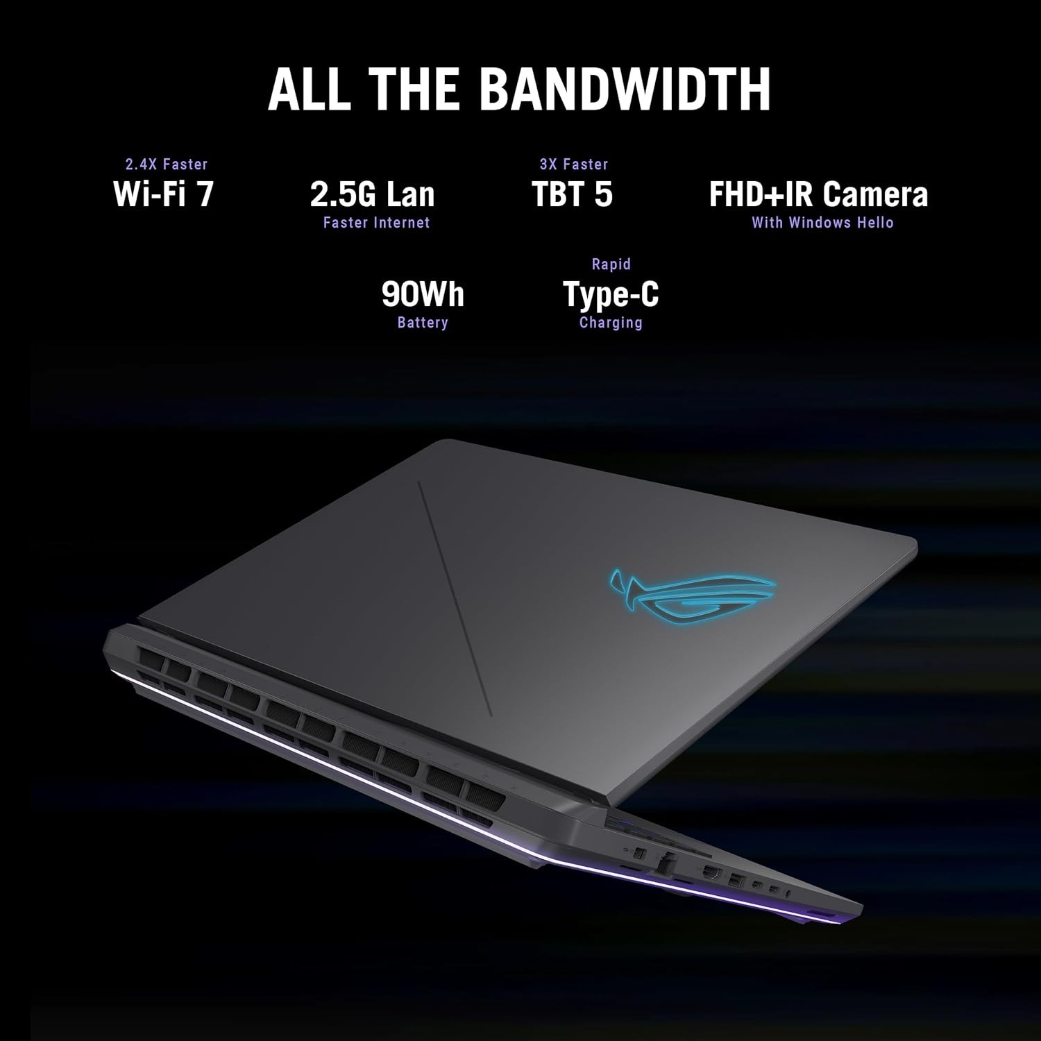 16″ ASUS ROG Strix G16 Fast Powerful Laptop RTX 5080 Intel Core Ultra 9 32GB 1TB