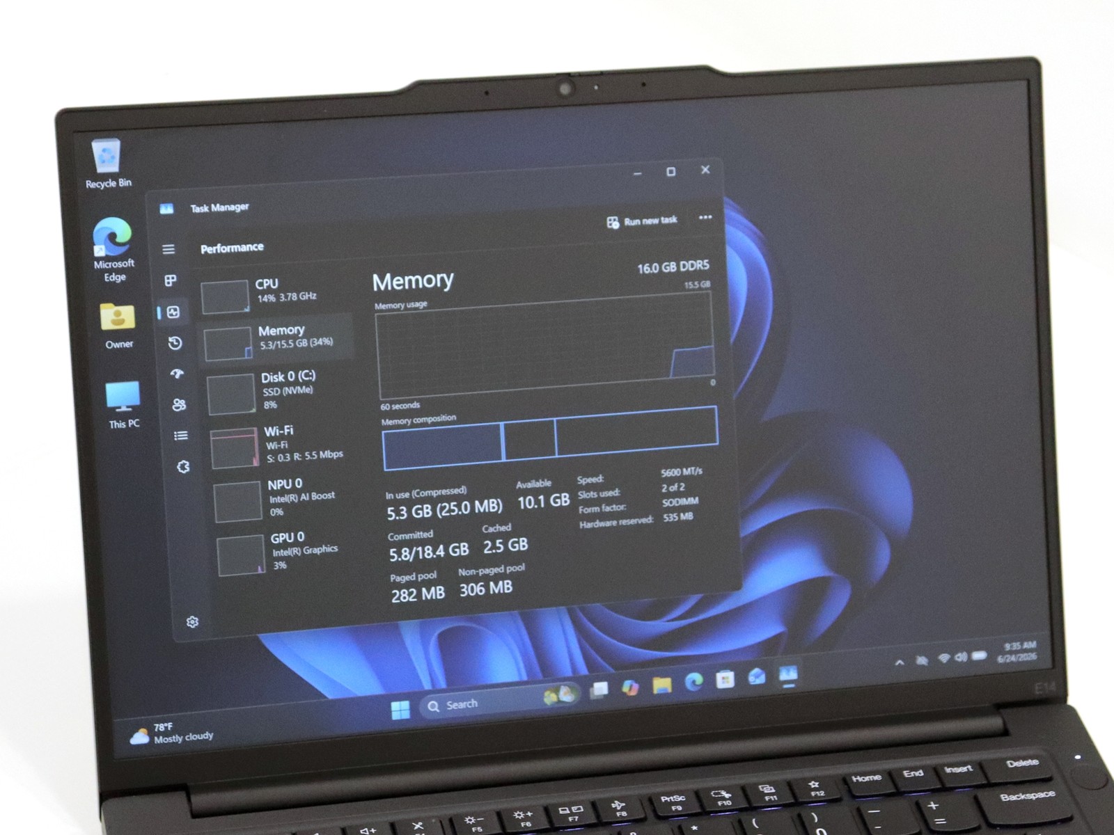 Lenovo ThinkPad E14 Gen 6 14.0″ Ultra 5 125U 16GB 256GB NVMe W11P + Warranty