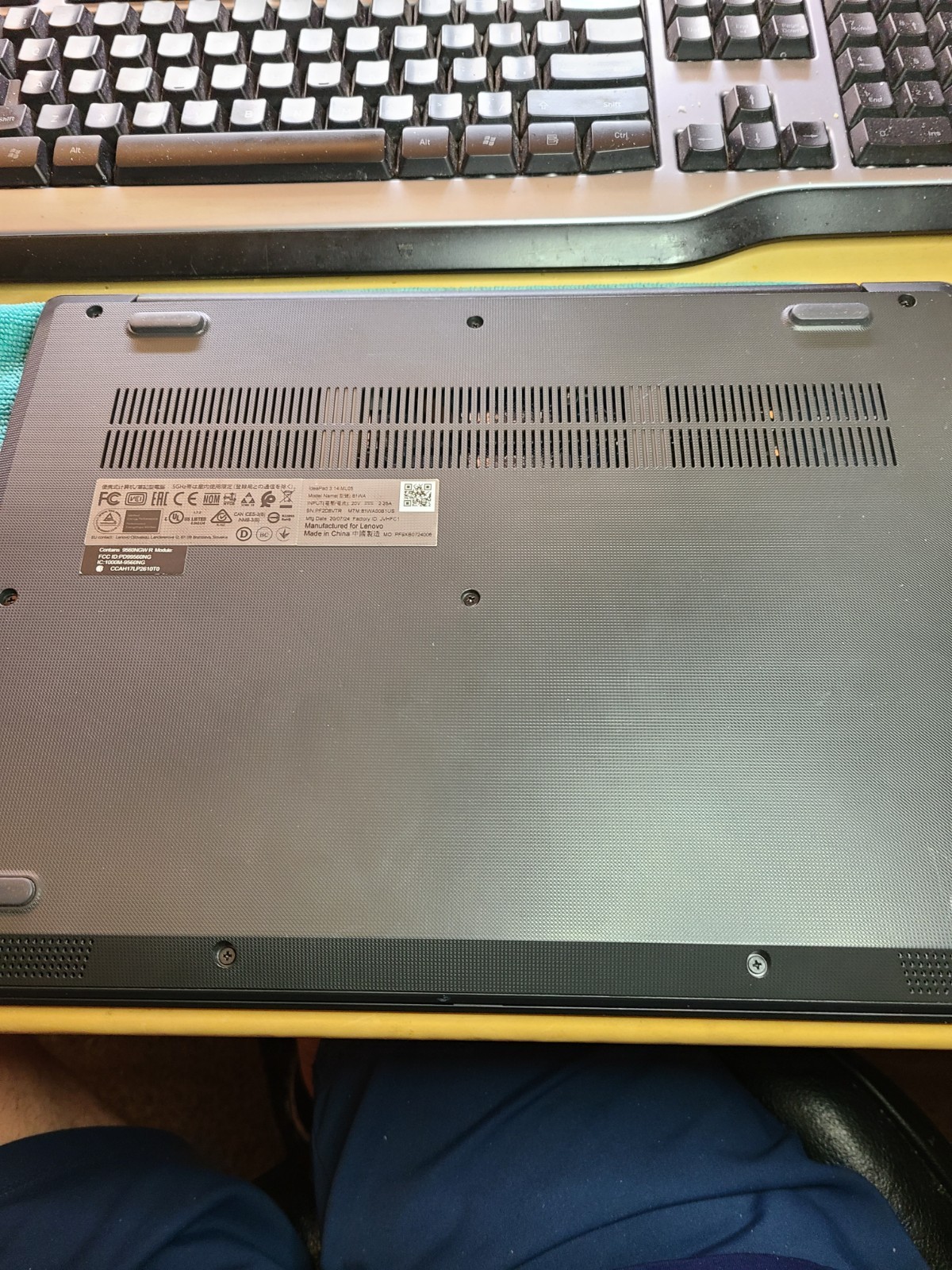 LENOVO IDEAPAD 3 141MLO5 LAPTOP, 14 INCH, WIN 10 PRO/OFFICE, 8GB RAM, 128GB NVME