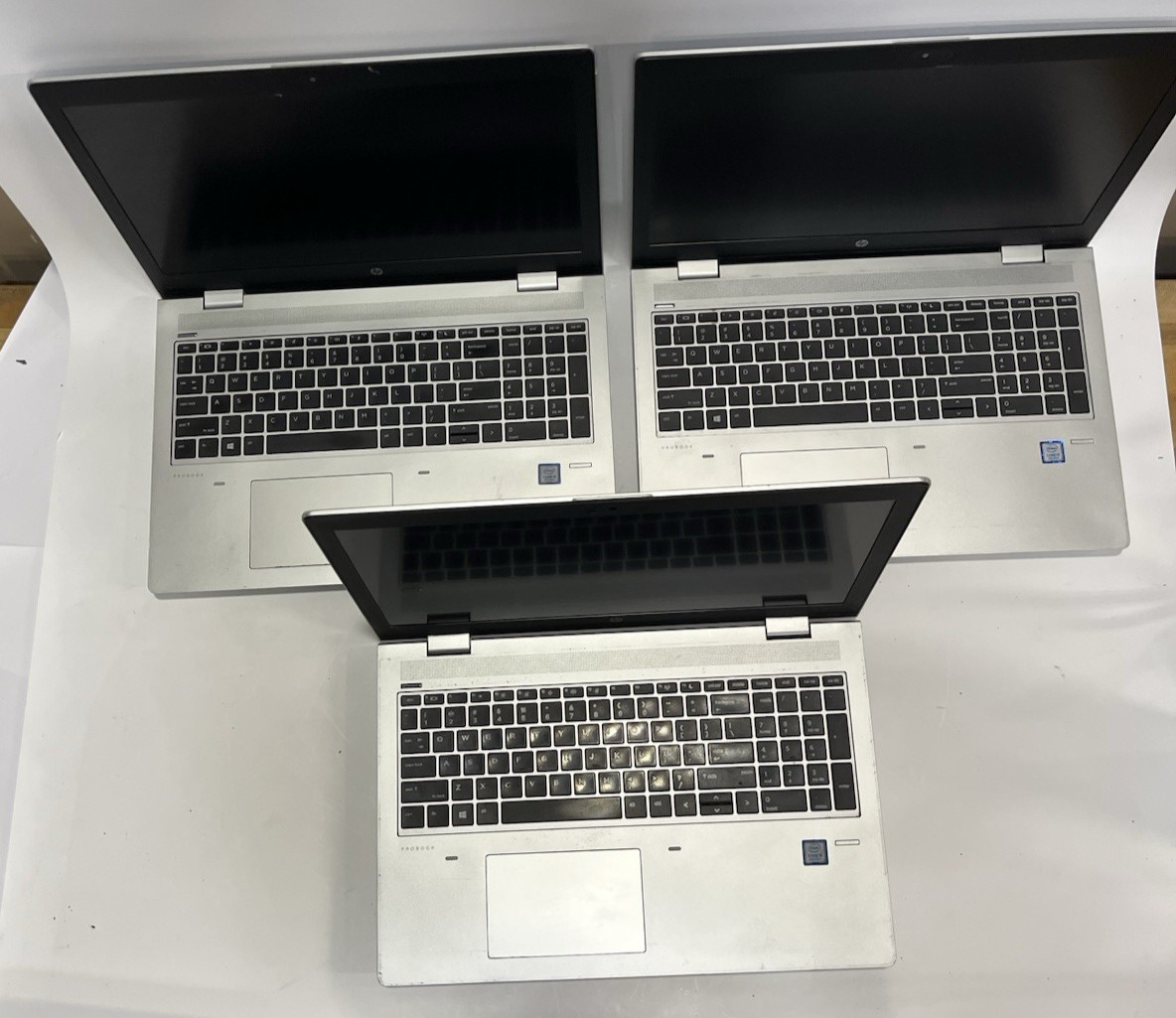 LOT OF 5 HP ProBook 650 G4 15.6″ Laptop Intel i5-7300U – NO RAM – NO SSD -TESTED