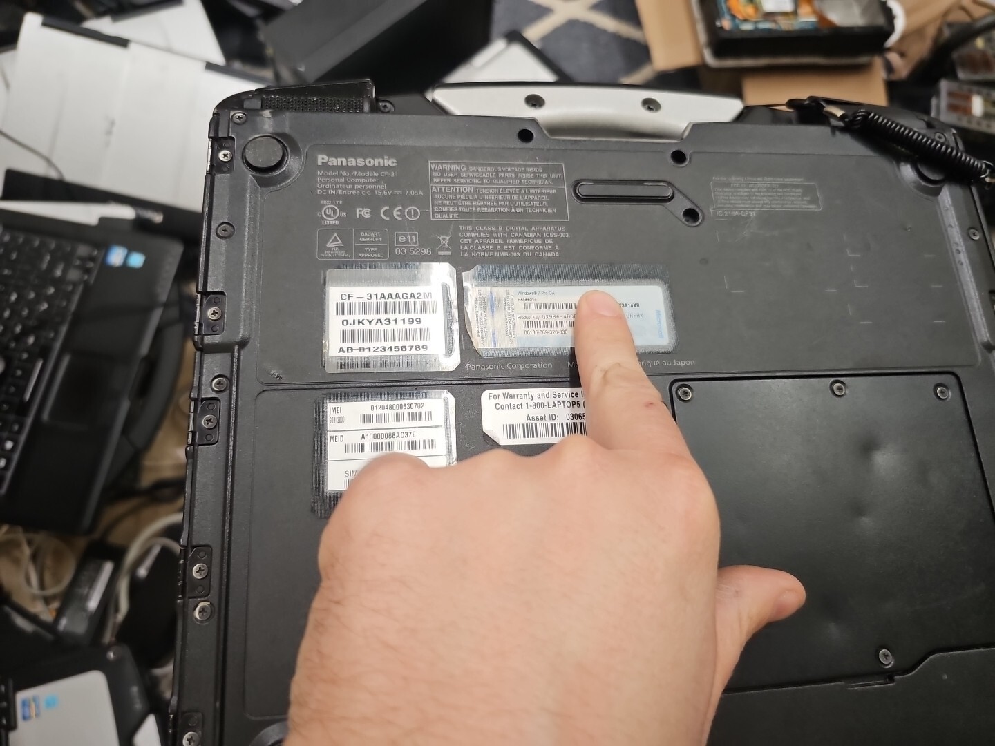 Panasonic Toughbook CF-31 MK-1 i5 520M @ 2.40GHz 8GB RAM DDR3 ( 18660HRS)