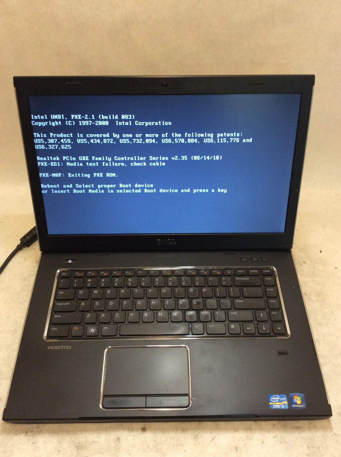 Dell Vostro 3550 Laptop 15″ Intel Core i3 BAD KEYBOARD -PP