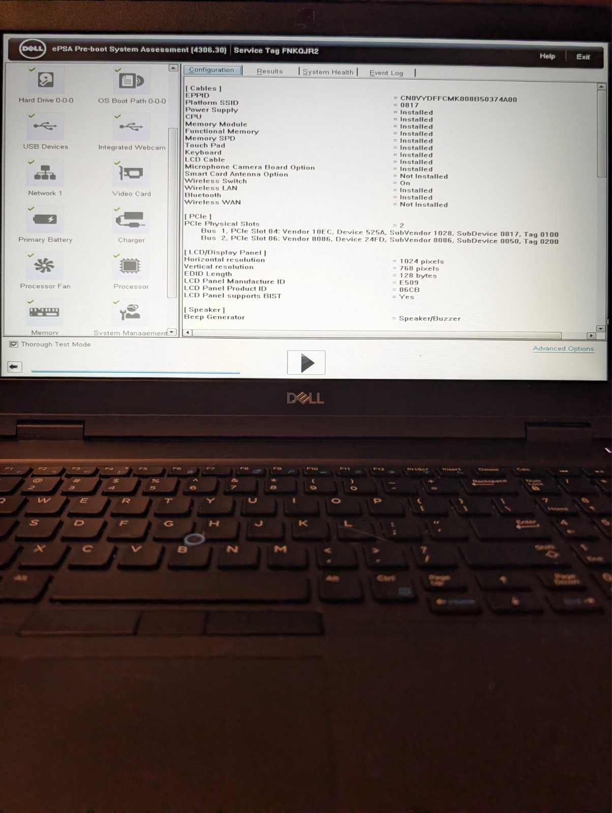 Dell Latitude 5590 Intel i5-8350U 8GB RAM 256 GB NVMe, Wi-Fi 5/BT 4.2 Win 11 Pro