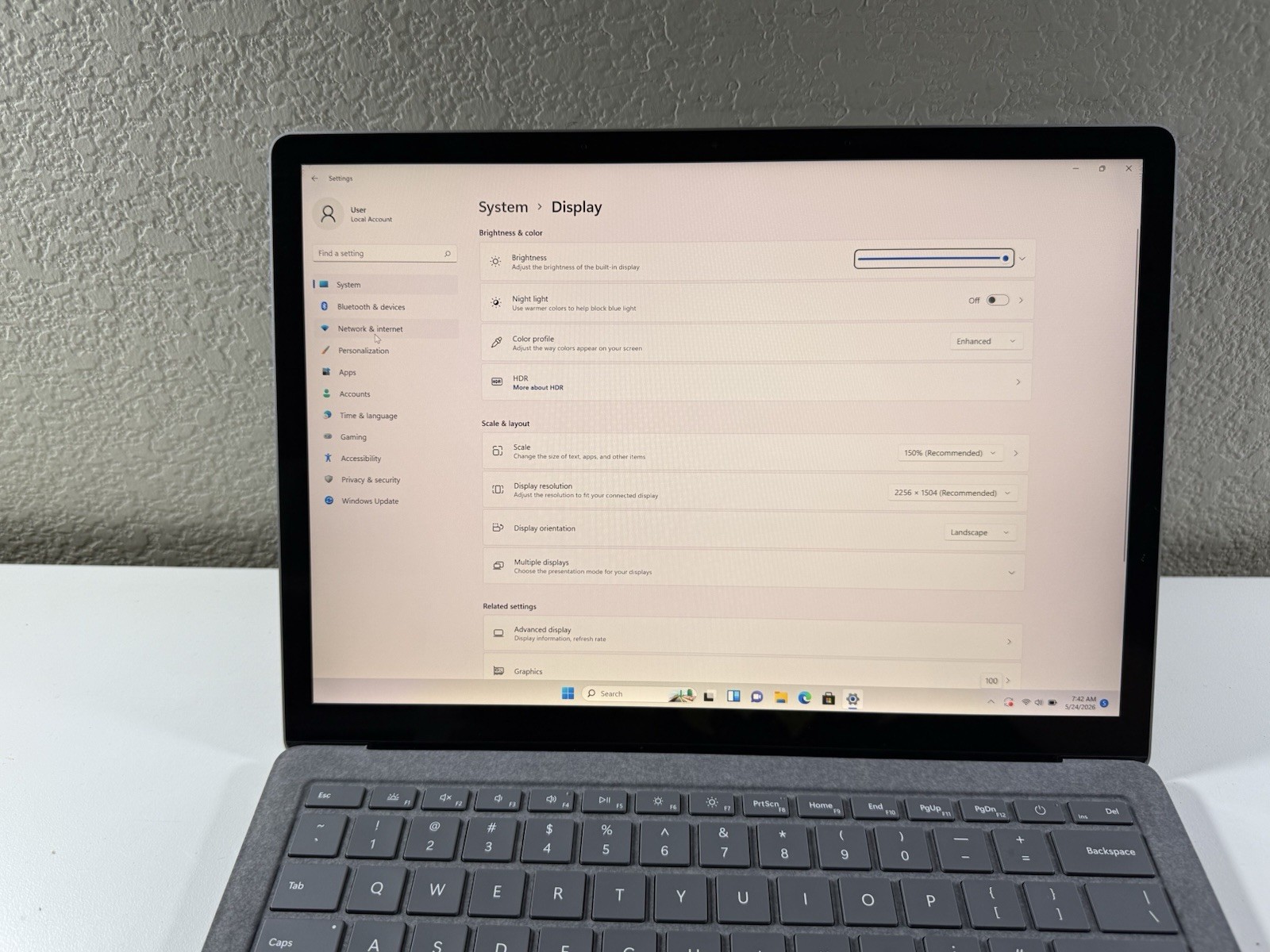Microsoft Surface Laptop 5 13.5” 1950 Intel Core i7-1265U 16GB RAM 512GB NVME