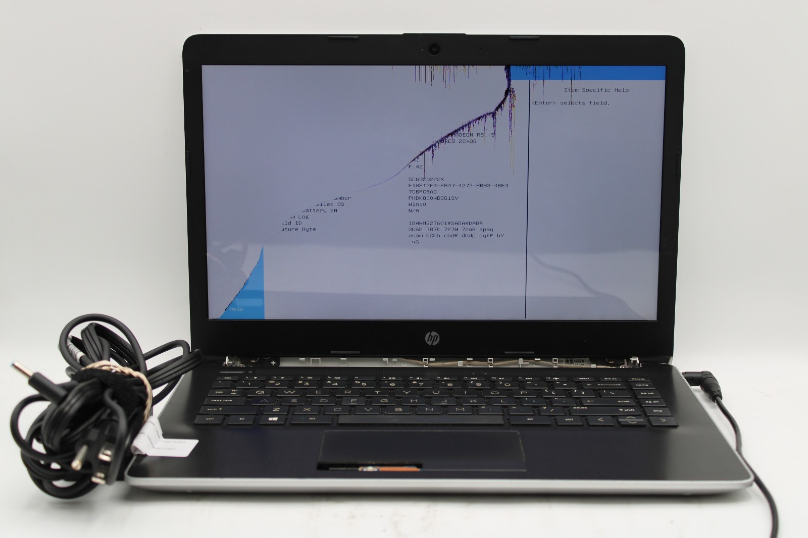 HP 14-cm0065st _ AMD A9-9425 _ 4GB RAM _ No SSD / OS / Battery _ Radeon