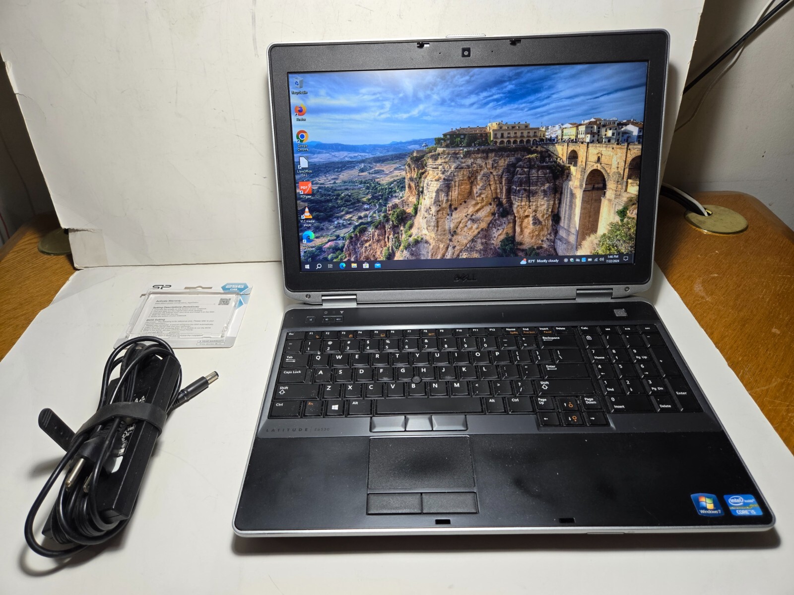 DELL LATITUDE E6530 15.6” i5-3210M @ 2.50GHz, 4GB RAM, 256GB SSD, Win 10 PRO