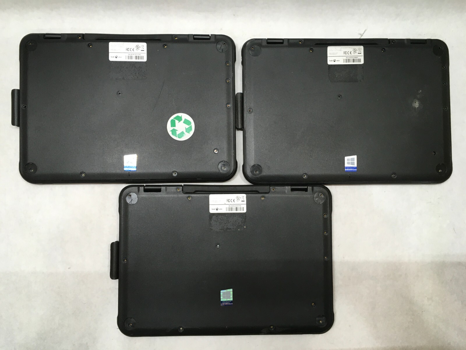 Lot of 10 Bak USA ED20GM Celeron Power Issues Broken Screens For Parts- FT