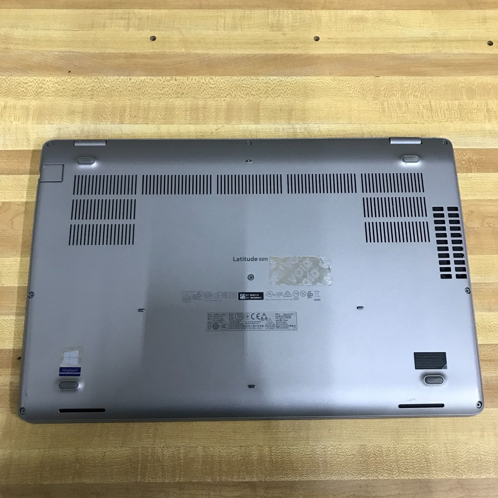 Dell Latitude 5511 Core i7-10400H 2.60 GHz 16 GB DDR4 RAM No SSD (Boots to BIOS)