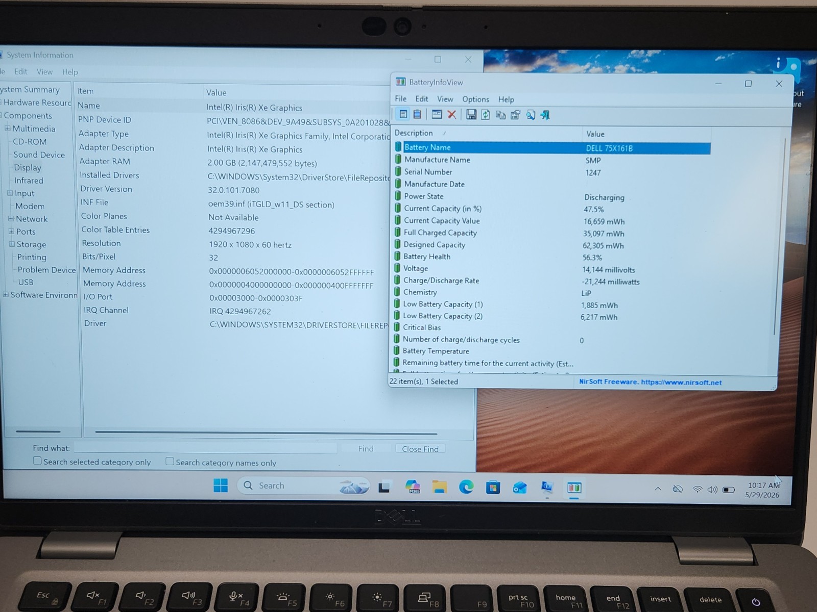 Dell Latitude 5420 14″ Laptop i5-1145G7 2.60GHZ 8GB RAM 256GB SSD W11P