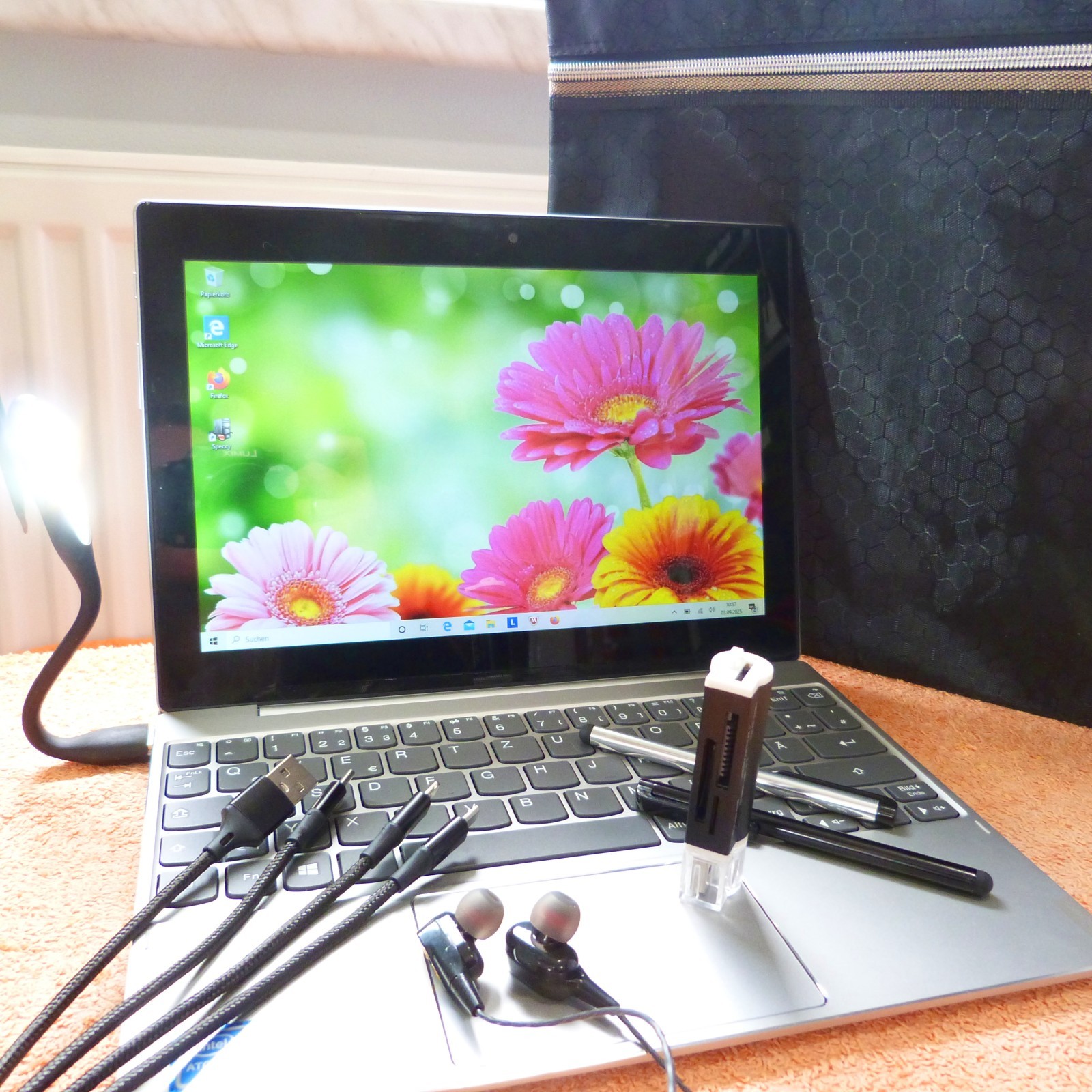 XL LOT Lenovo Miix 320 MINI METAL Netbook 128GB SSD 10″ TOUCH l Windows 10