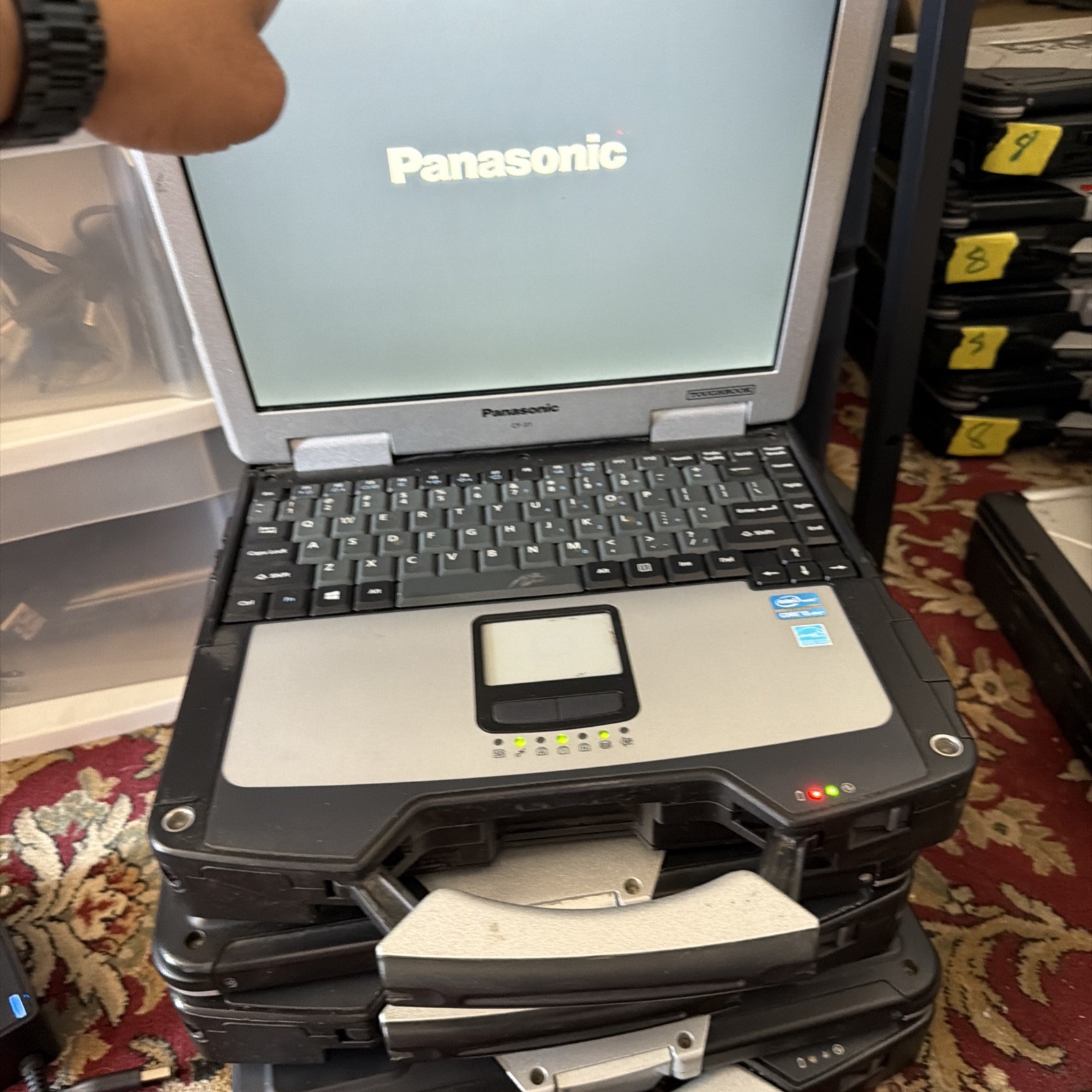 4 Panasonic CF-31 all 4 have windows 11 pro new batt hdd/ssd and ram included