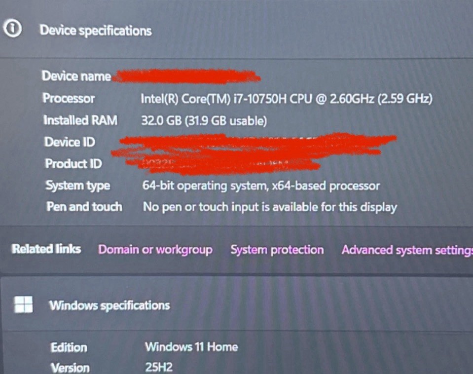 Lenovo Legion 7i 15” Gaming Laptop – RTX 2080 Super | 32GB RAM | 1.5TB SSD-240hz