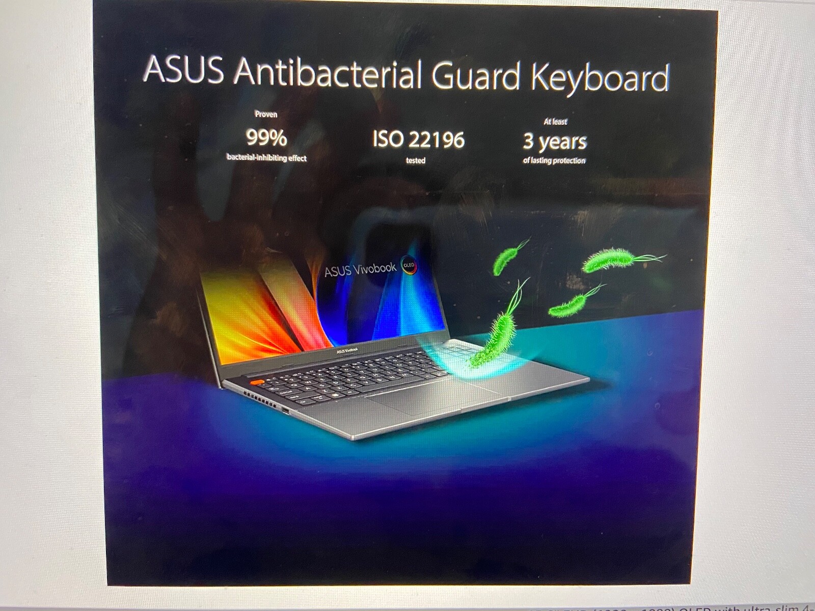 ASUS VivoBook S 15 OLED Slim Laptop, 15.6” FHD OLED Display, Intel Core i7 12 th