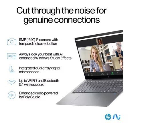 HP OmniBook X 14-FE000 Touch Laptop PC 14″ 2240×1400 X Elite 16GB Backlit Key