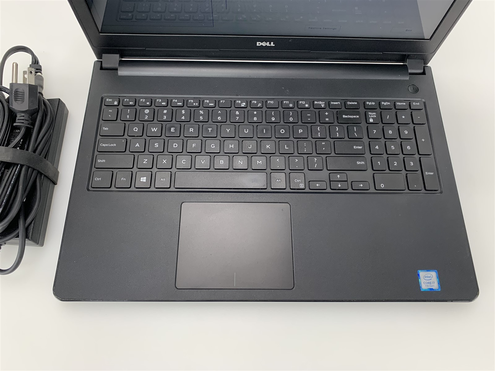 Dell Inspiron 5566 i7-7500U 2.70GHz 8GB RAM No HDD/SDD – Boots to BIOS – 15.6″