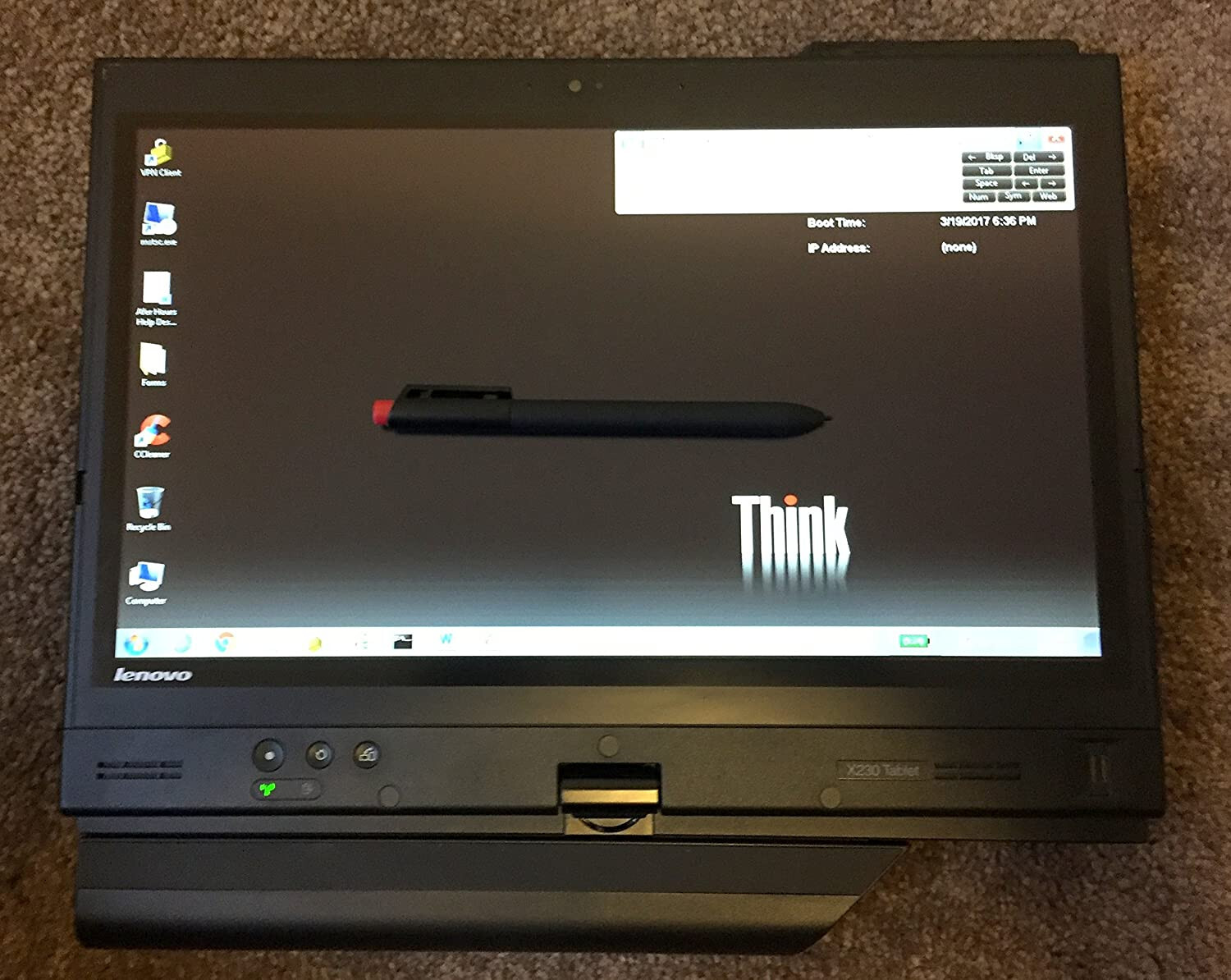 Lenovo ThinkPad X230 i7-3520M@2.7GHZ 16GB/2TB SSD,Wn10Pro,Off24Pro,Tablet