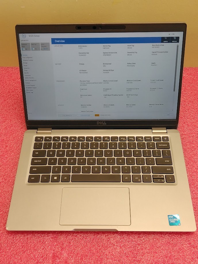Dell Latitude 5320 – i5-1145G7 @ 2.60GHz 16GB RAM NO HDD/OS/Charger – Lot of 5