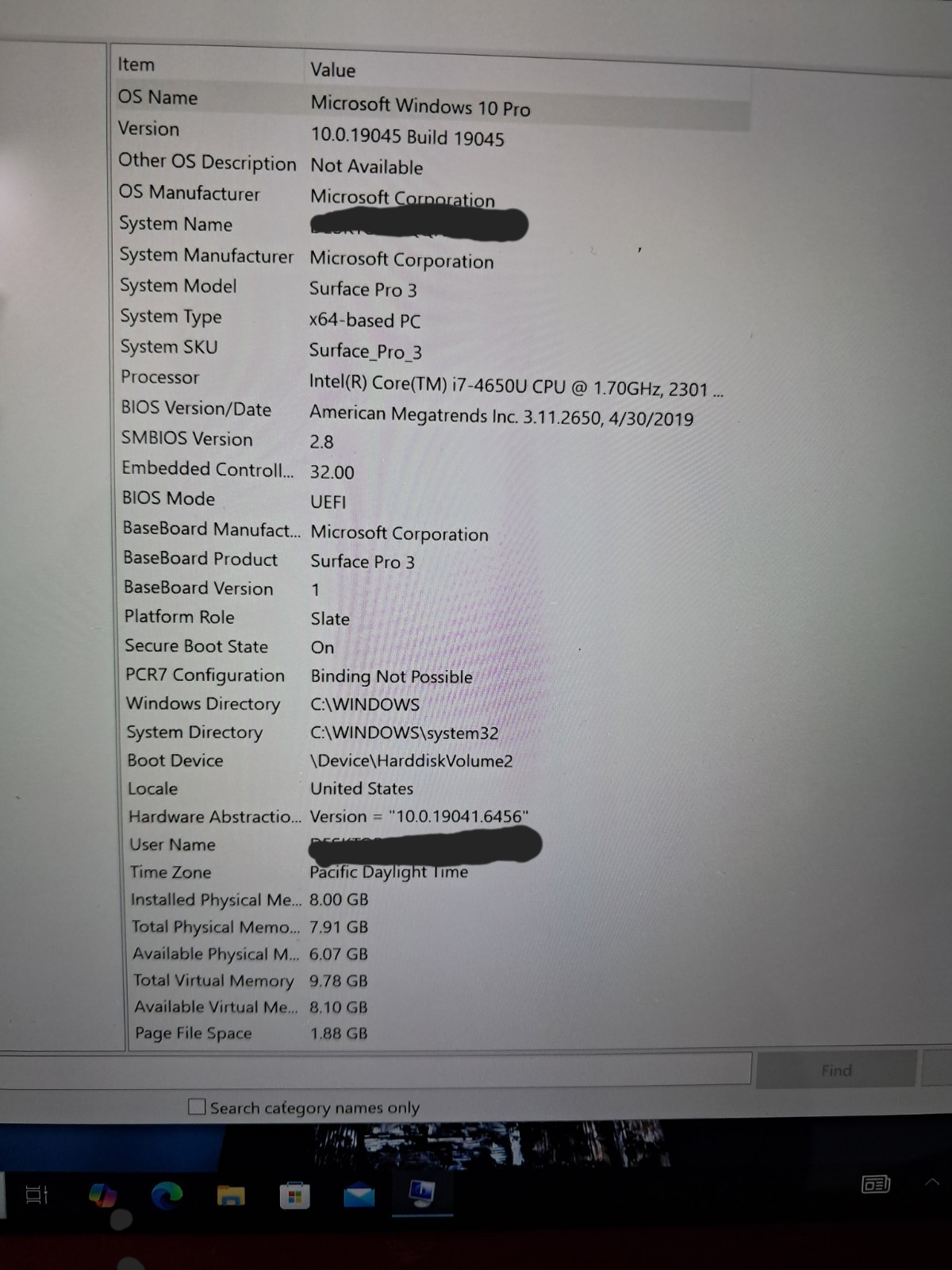 Microsoft Surface Pro 3 Core I7-4650U, 8GB RAM, Windows 10 Pro