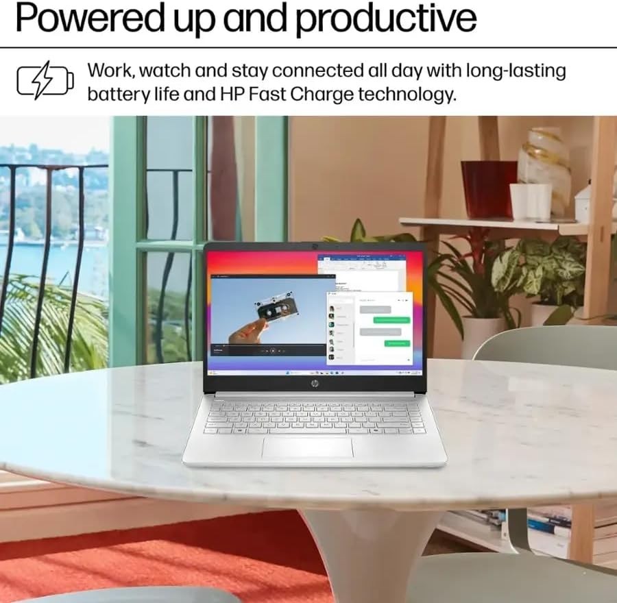 🔥 NEW🔥 HP Laptop 14 Intel 4-Core 16GB RAM & 128GB SSD W11 Pro +OFFICE Lifetime