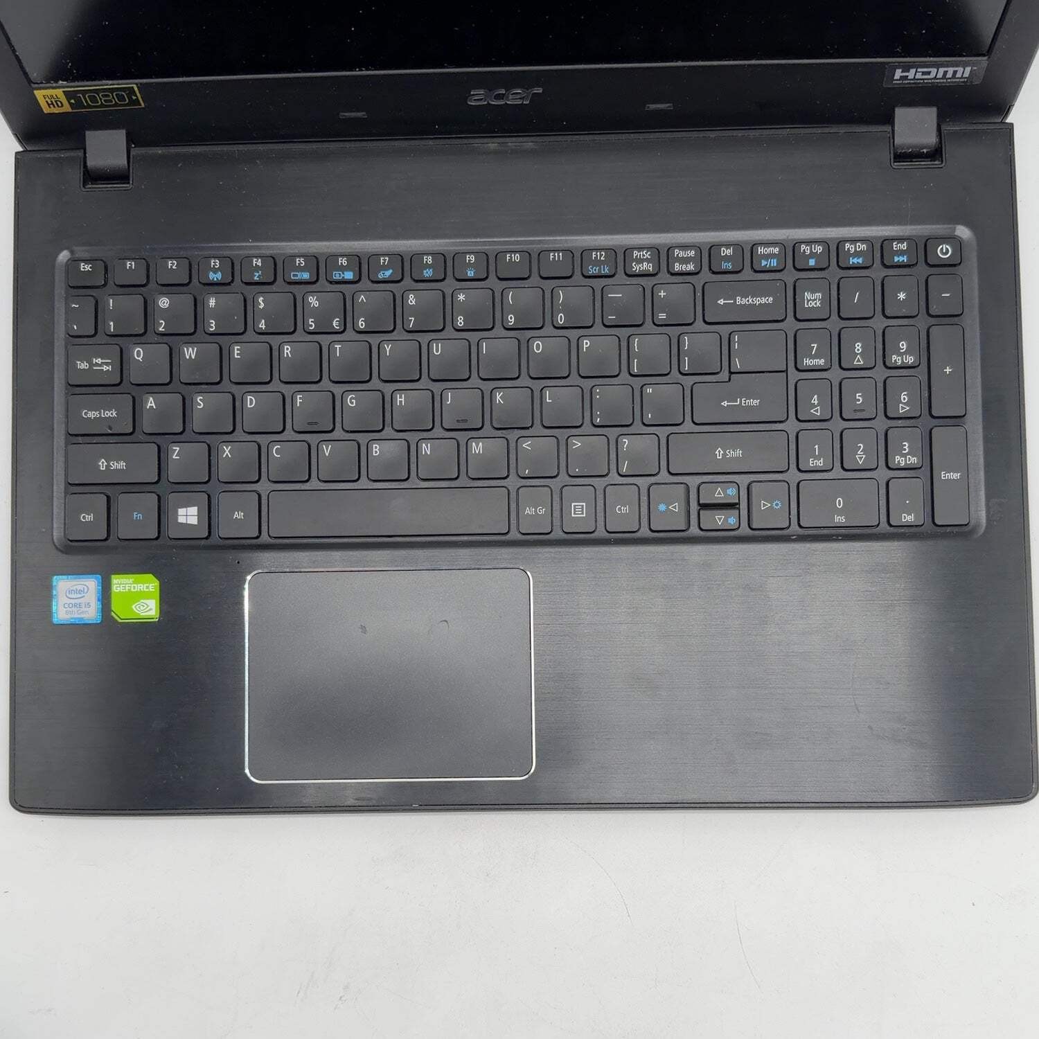 Acer Aspire E5 E5-576G 15.6″ i5-8250U 1.6GHz 8GB RAM 256GB SSD GeForce MX150