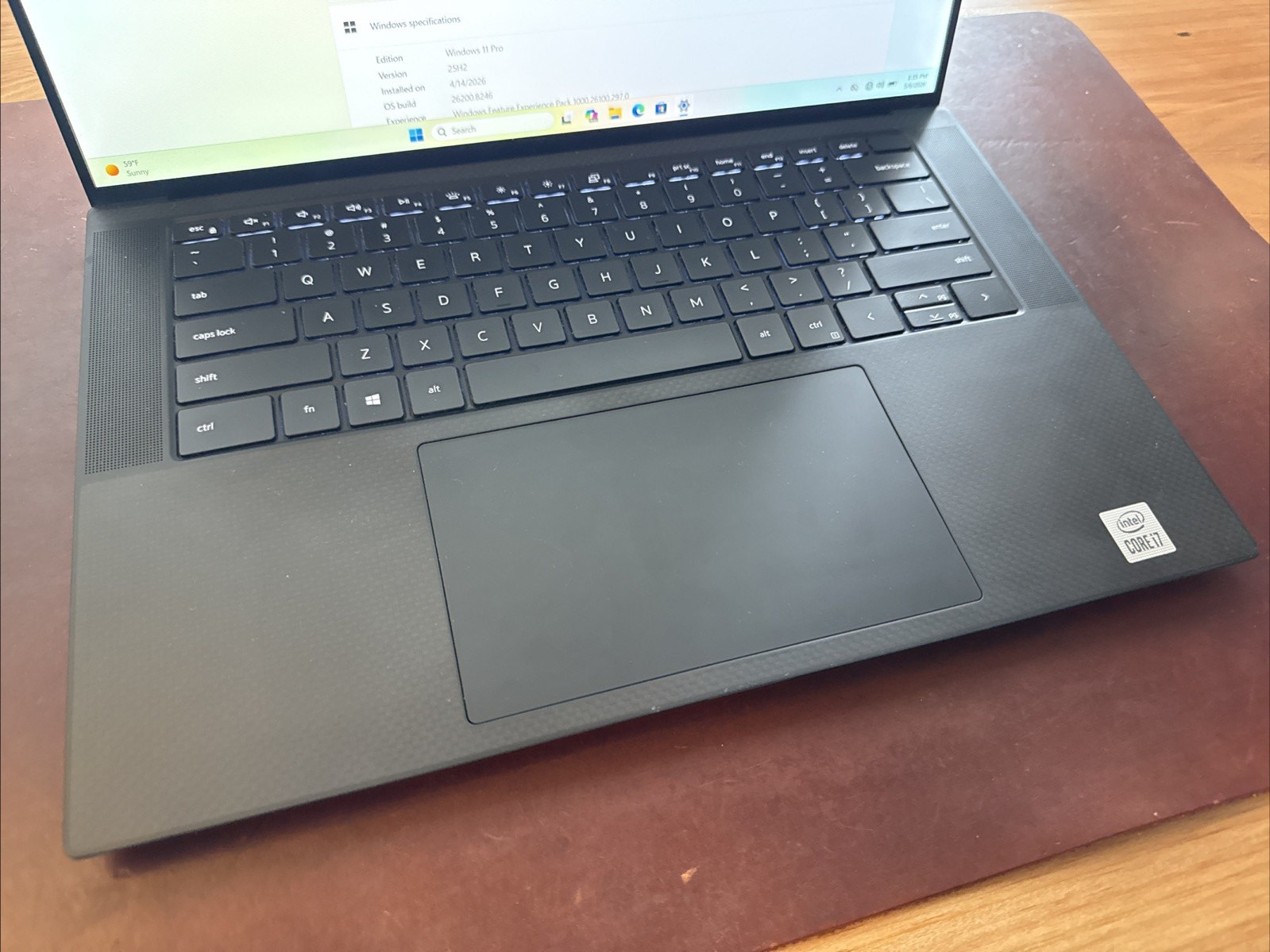 Dell Precision 5550 15in FHD+ i7-10750H 2.60GHz – 32GB 512GB SSD – Quadro T1000